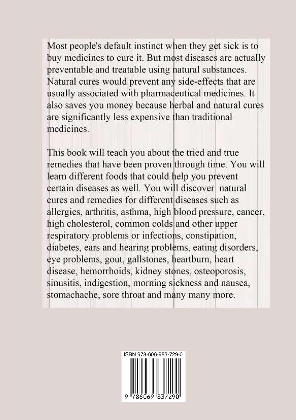 Rückseitencover Natural Cures