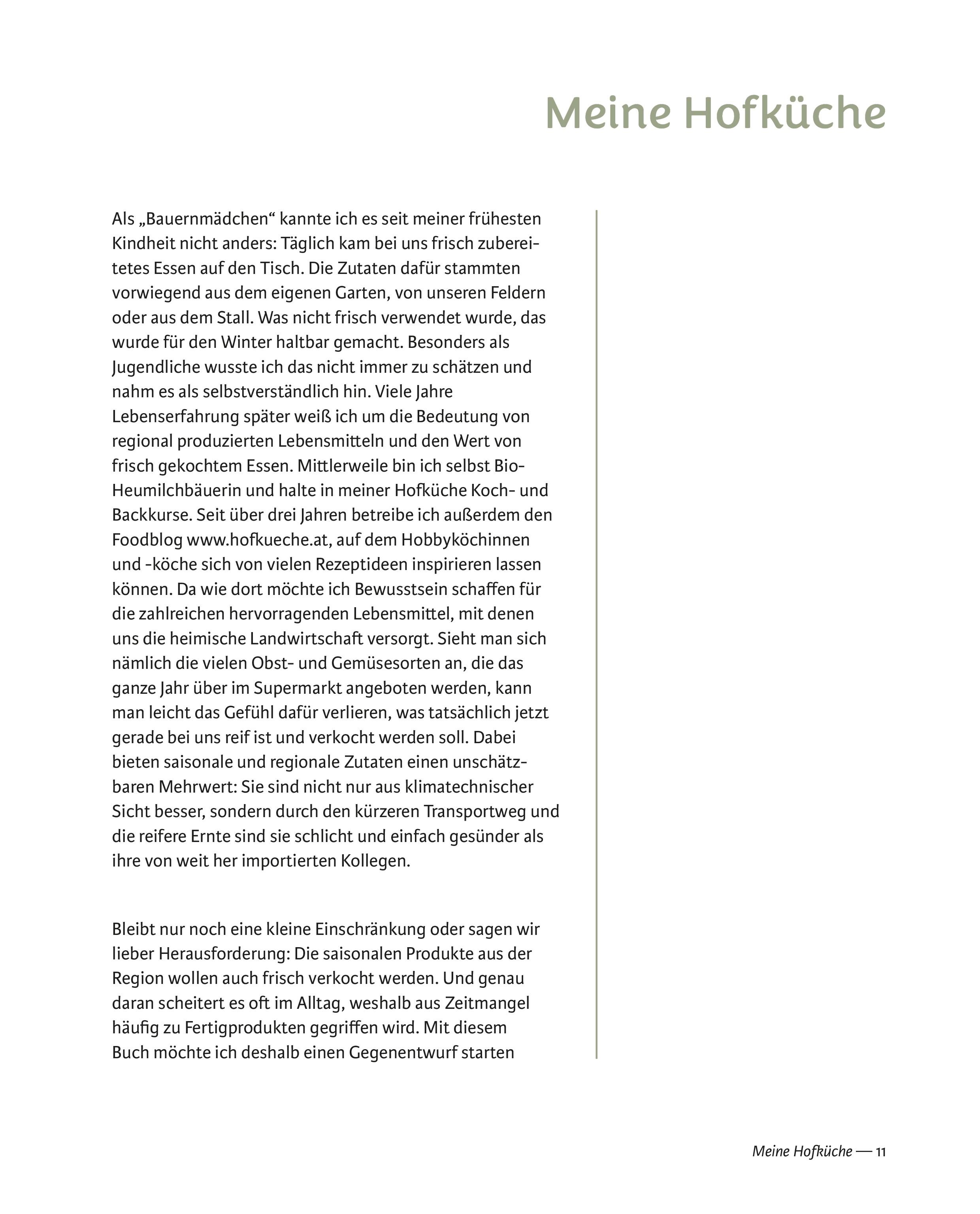 Beispielinhalt (Bild) Veronikas Hofküche
