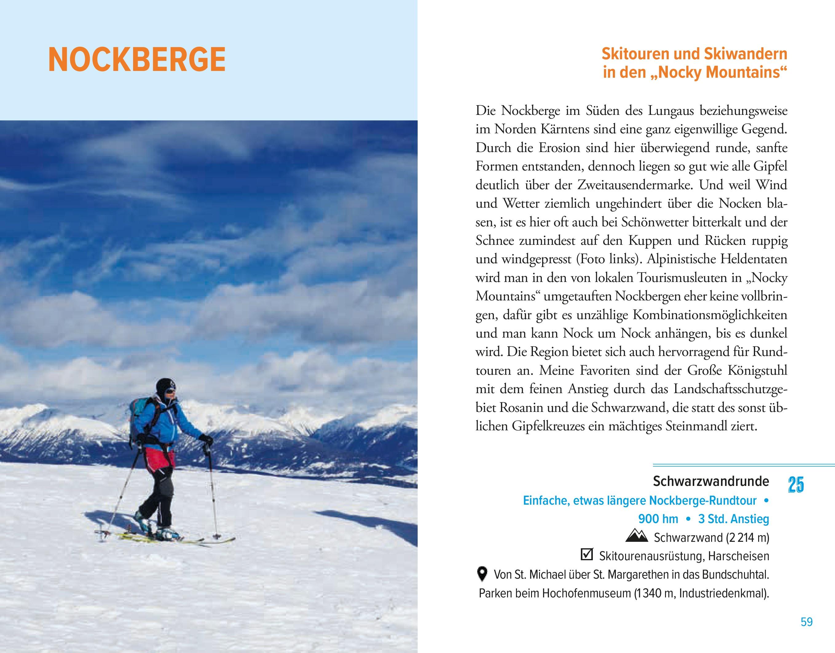 Beispielinhalt (Bild) Skitouren-Schmankerl