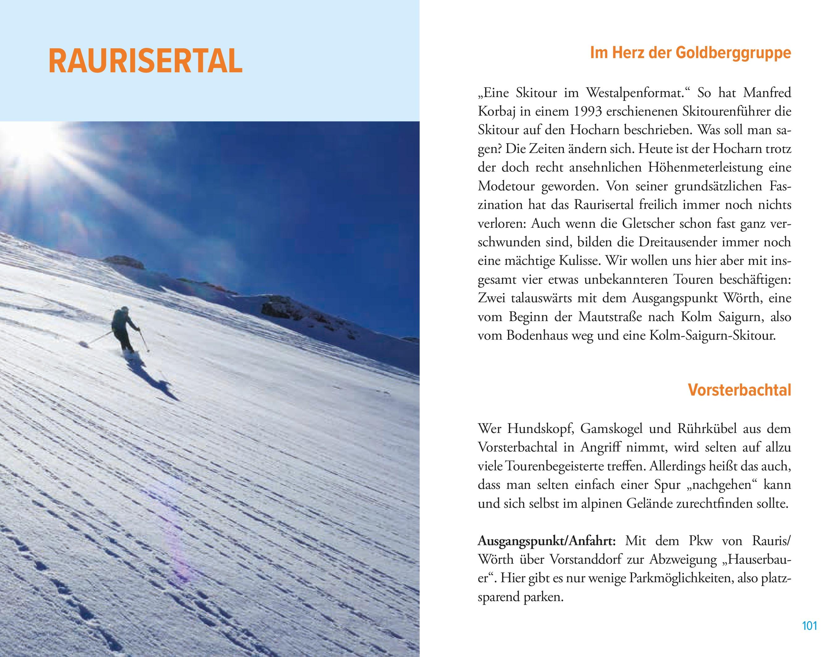 Beispielinhalt (Bild) Skitouren-Schmankerl