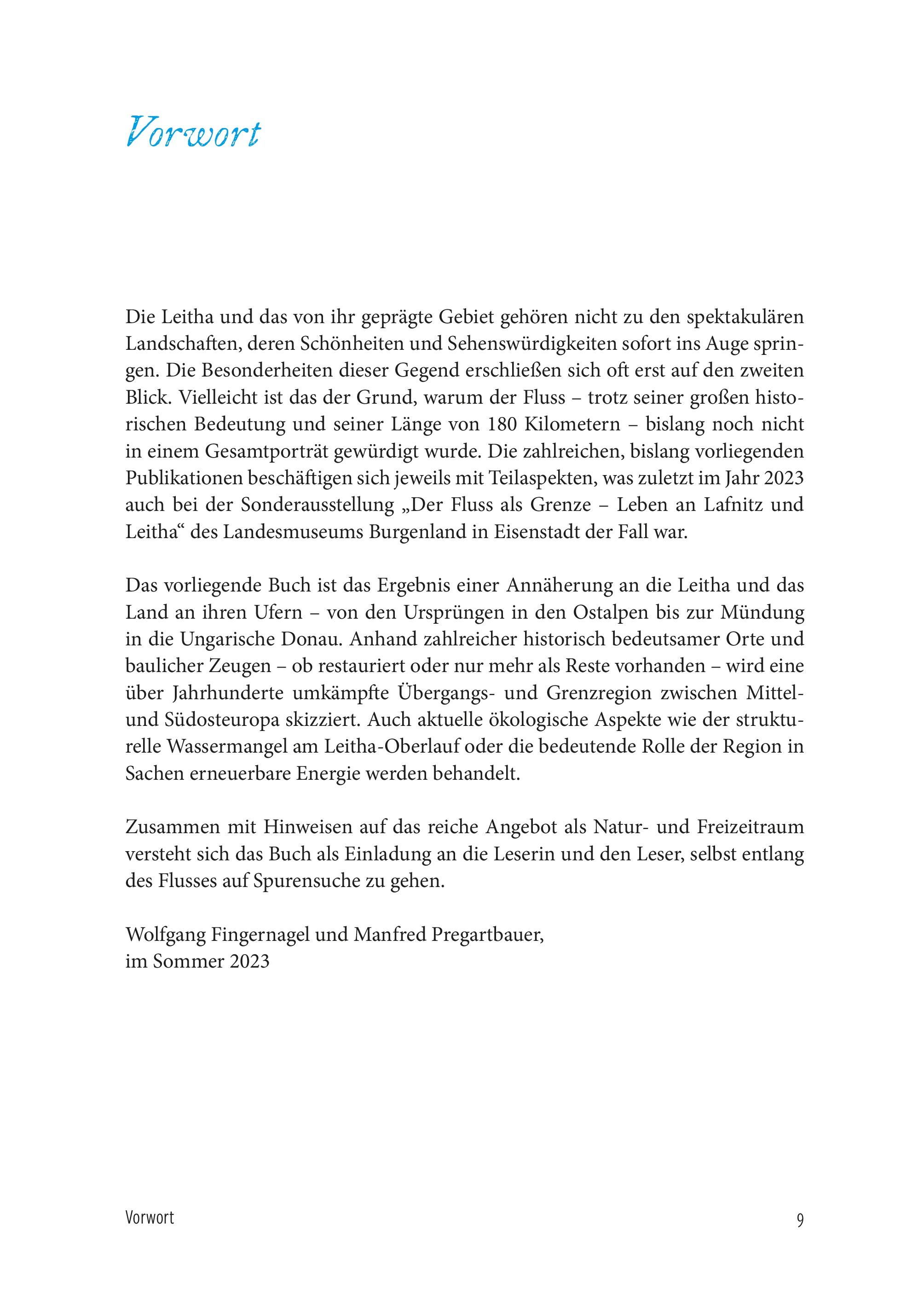 Beispielinhalt (Bild) Lebensader Leitha