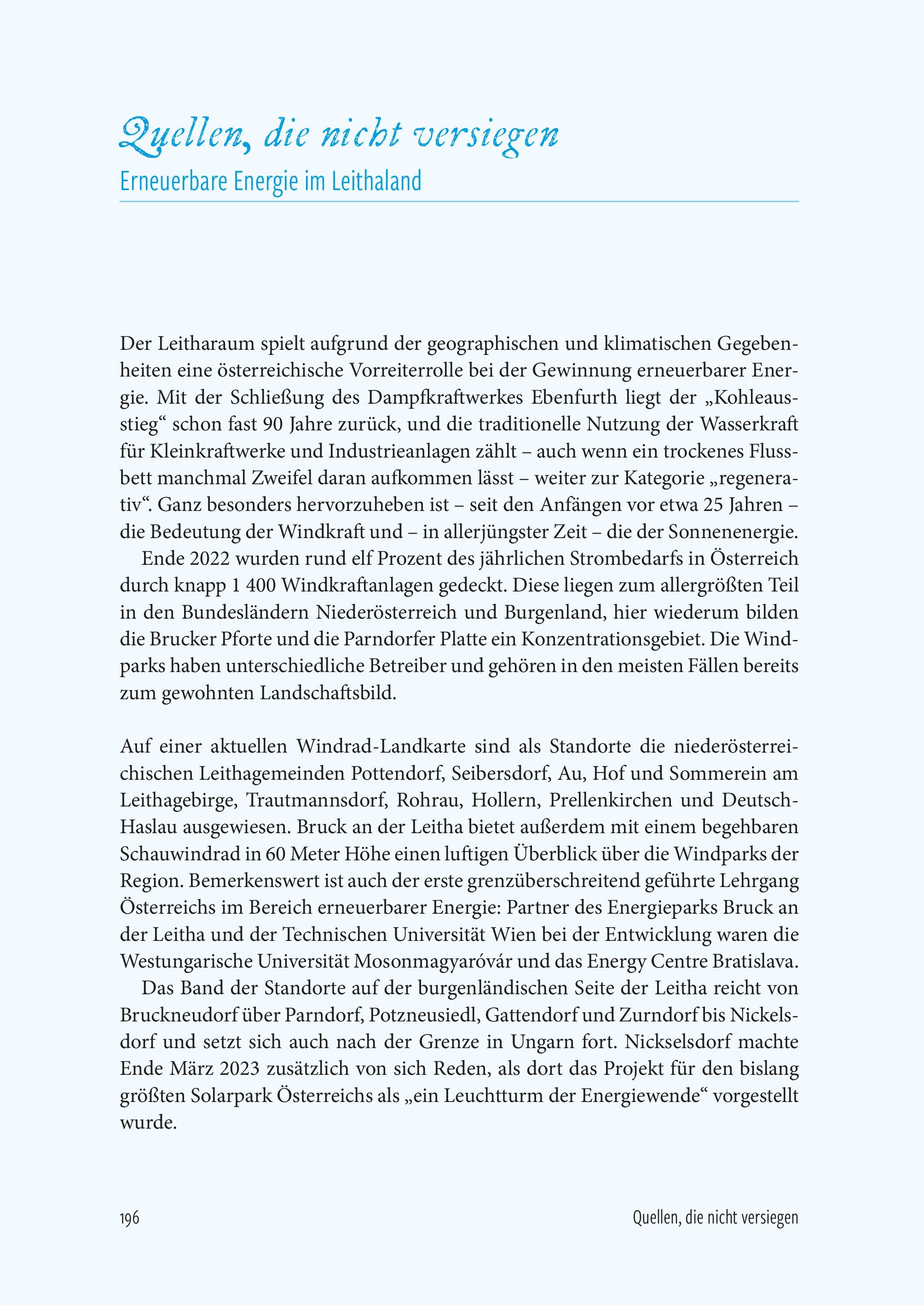 Beispielinhalt (Bild) Lebensader Leitha