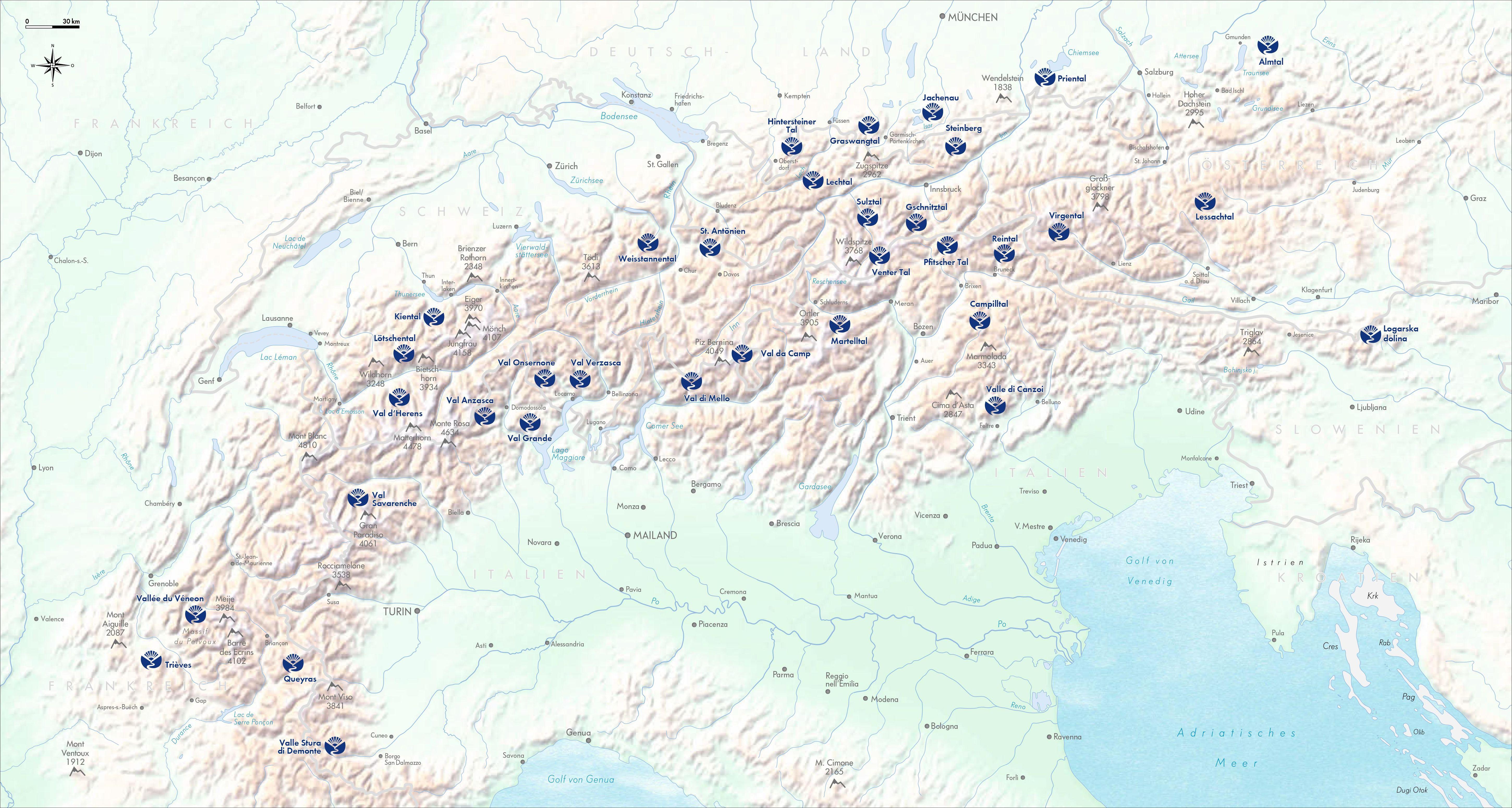 Beispielinhalt (Bild) Magische Alpentäler