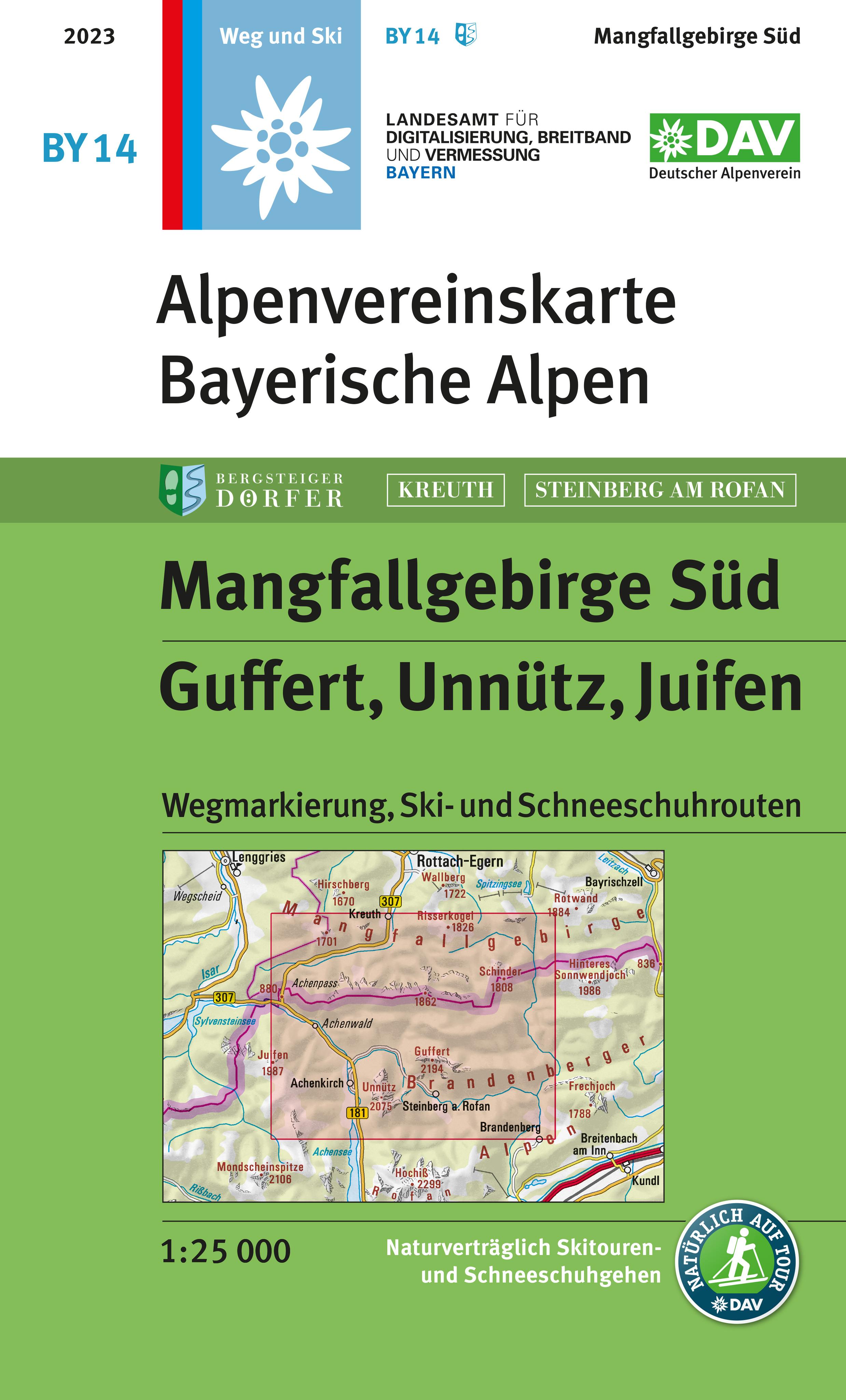 Vorderes Coverbild Mangfallgebirge Süd - Guffert, Unnütz, Juifen
