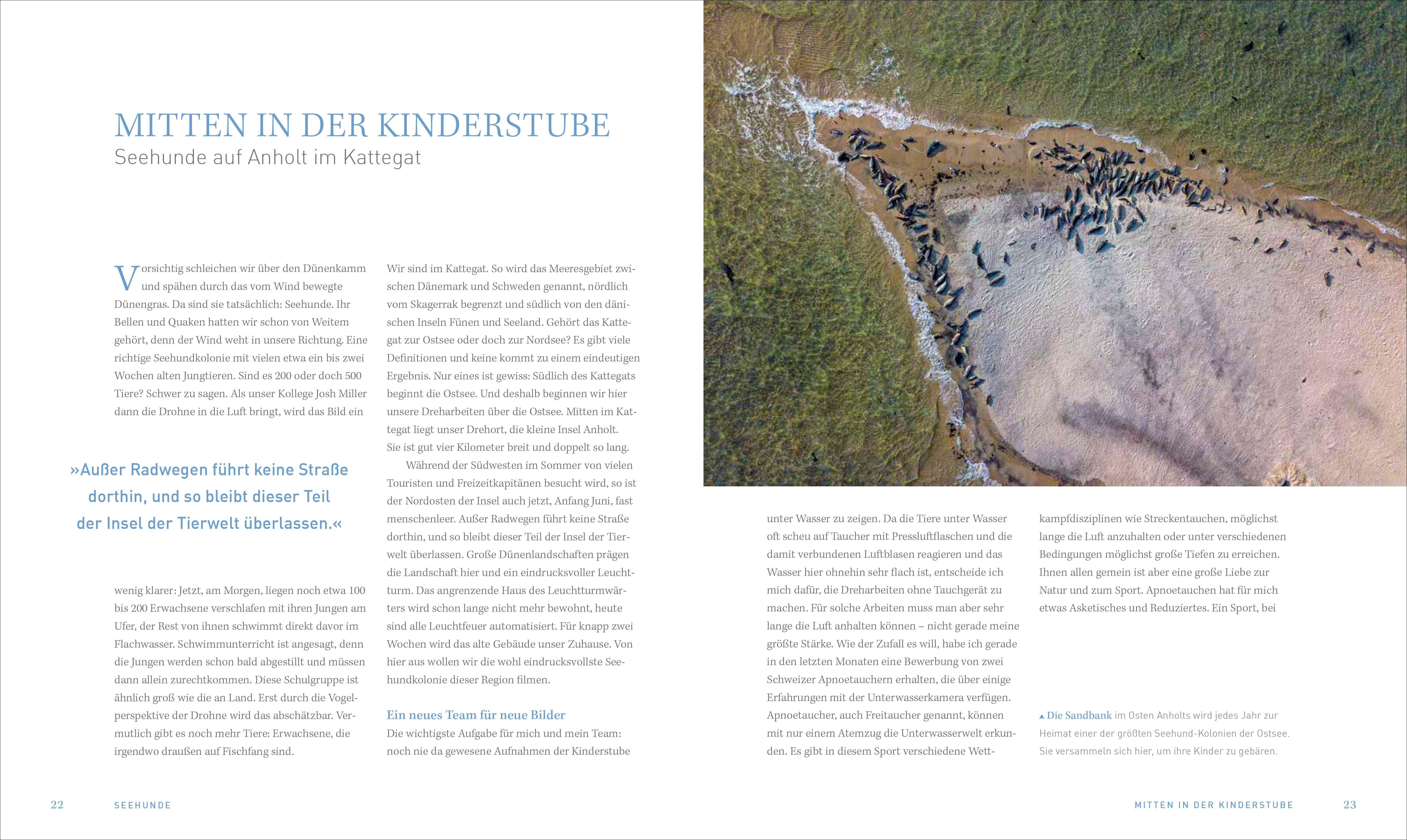 Beispielinhalt (Bild) Bildband - Unsere Meere