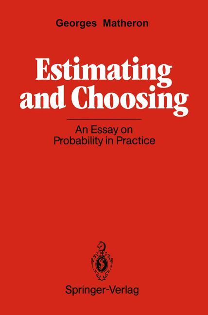 Vorderes Coverbild Estimating and Choosing