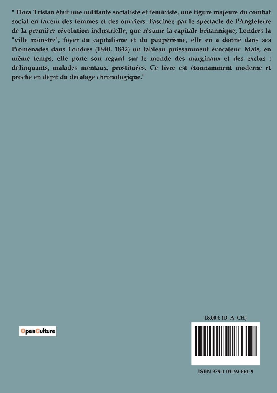 Rückseitencover Promenades dans Londres