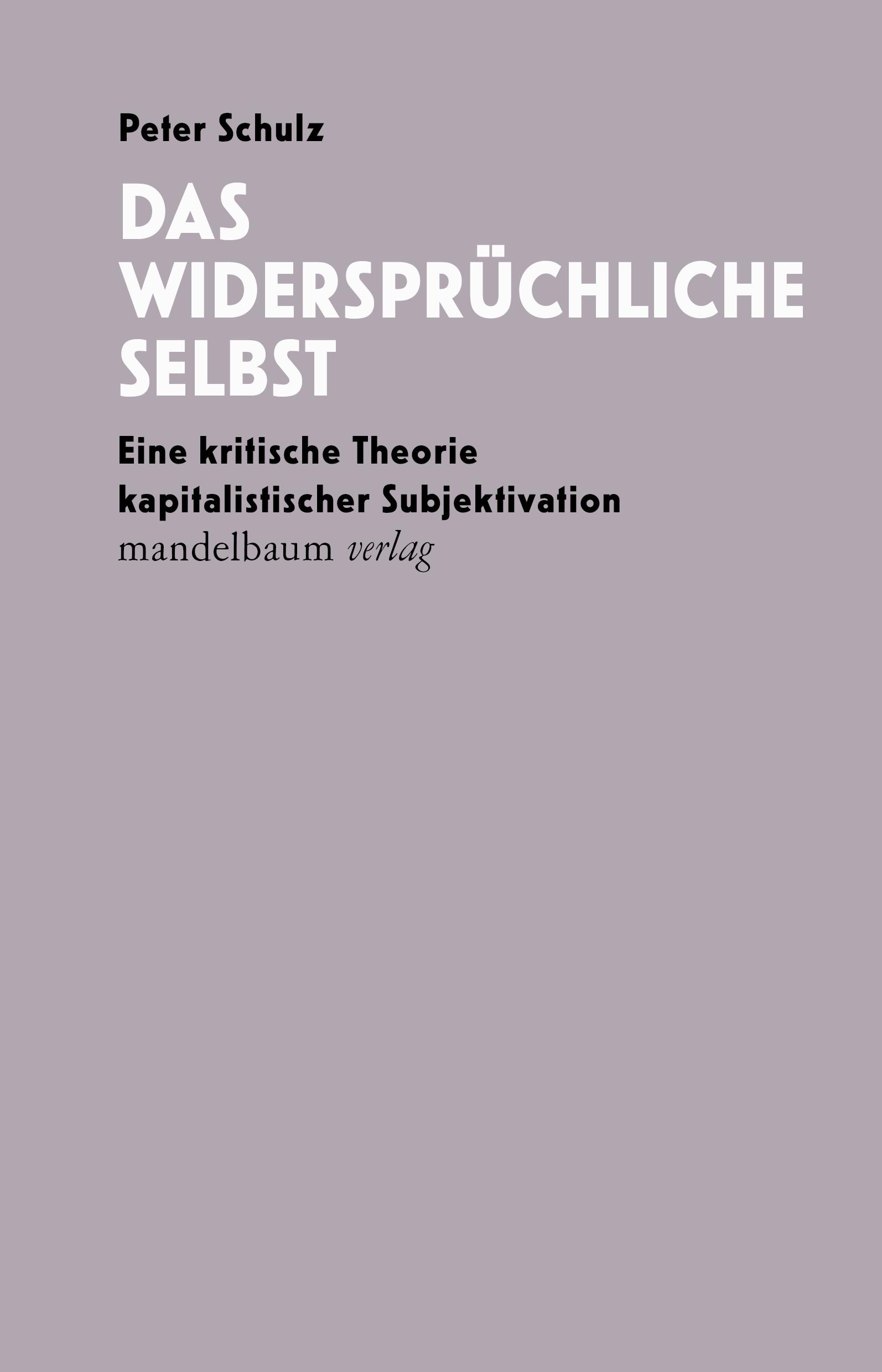 Vorderes Coverbild Das widersprüchliche Selbst