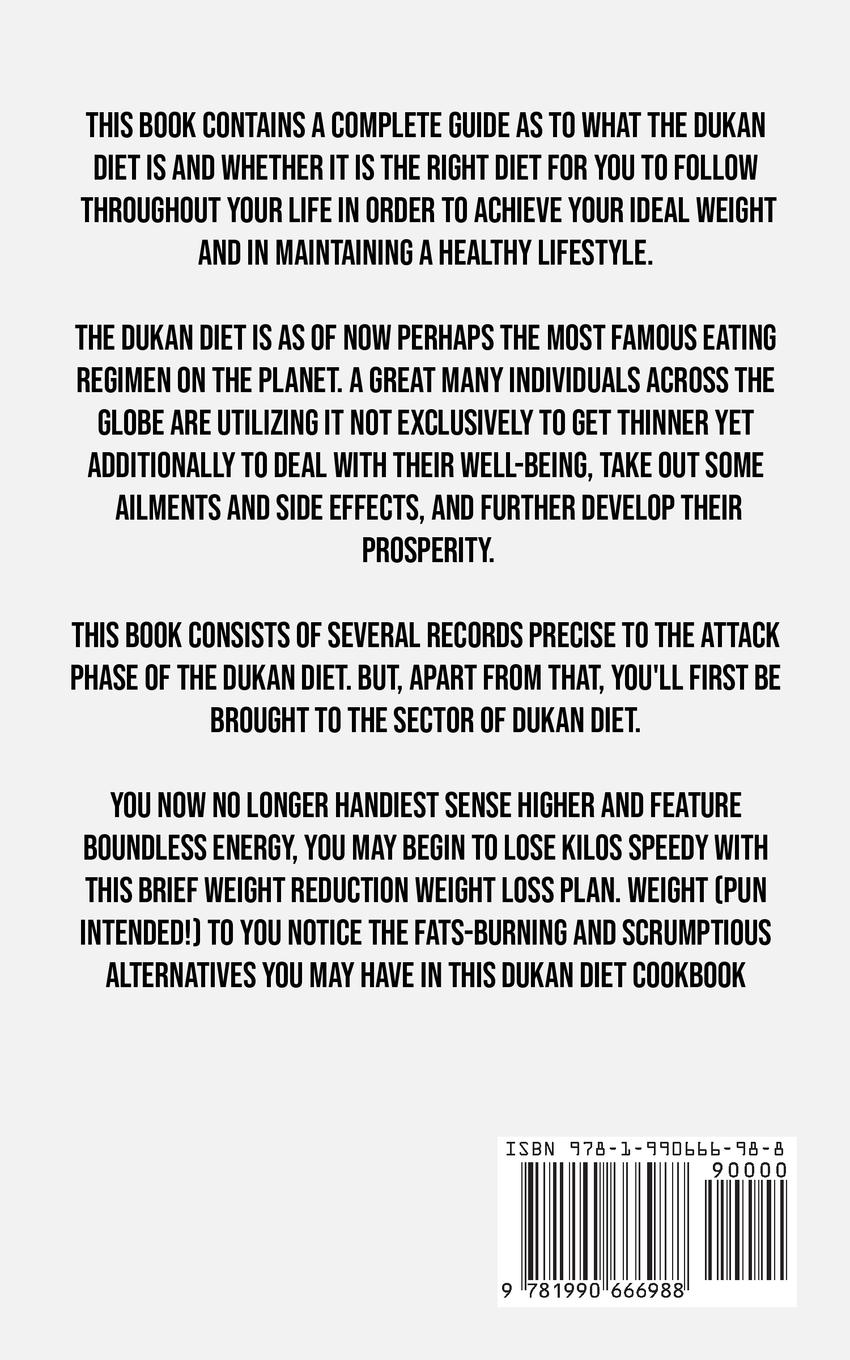 Rückseitencover Dukan Diet Recipes
