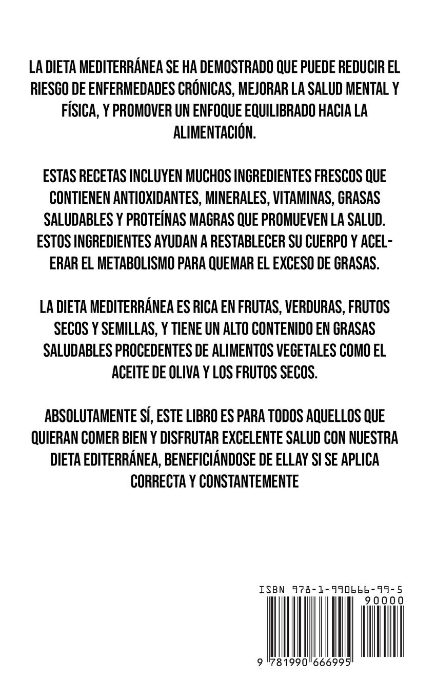 Rückseitencover Dieta Mediterránea