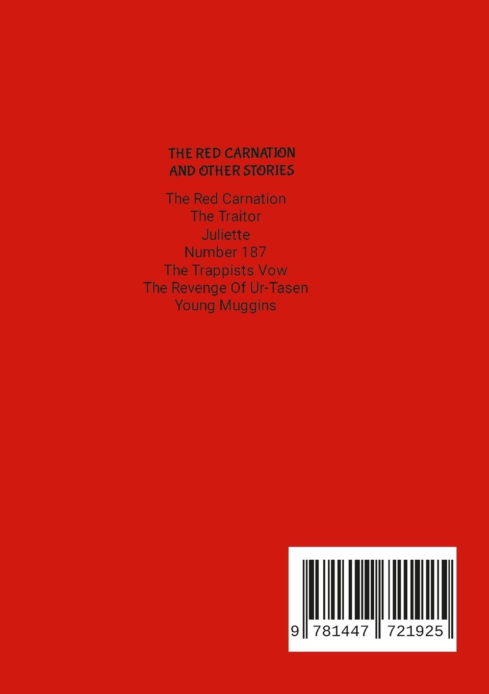 Rückseitencover The Red Carnation