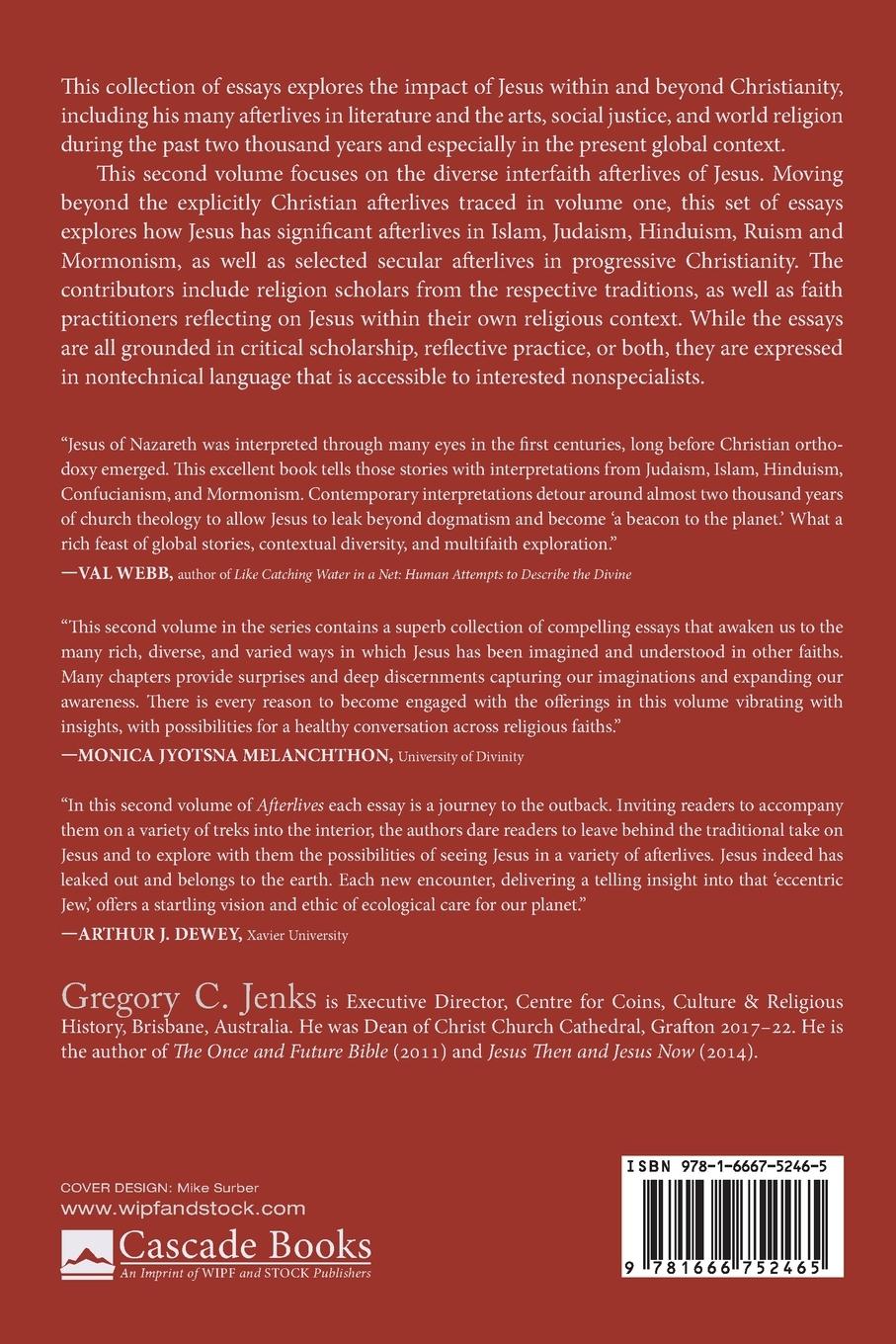 Rückseitencover Interfaith Afterlives of Jesus