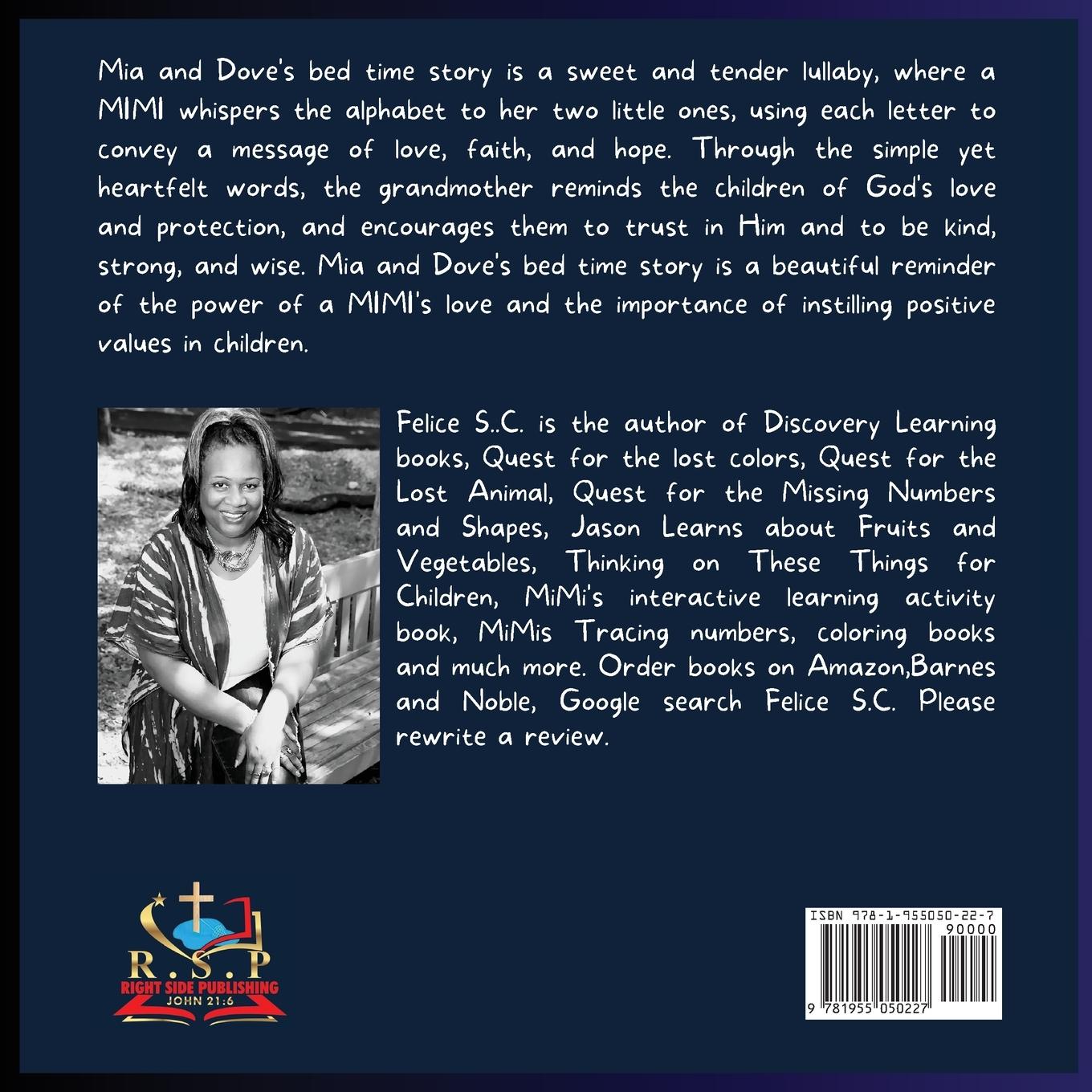 Rückseitencover MIA and Dove's Bedtime Story