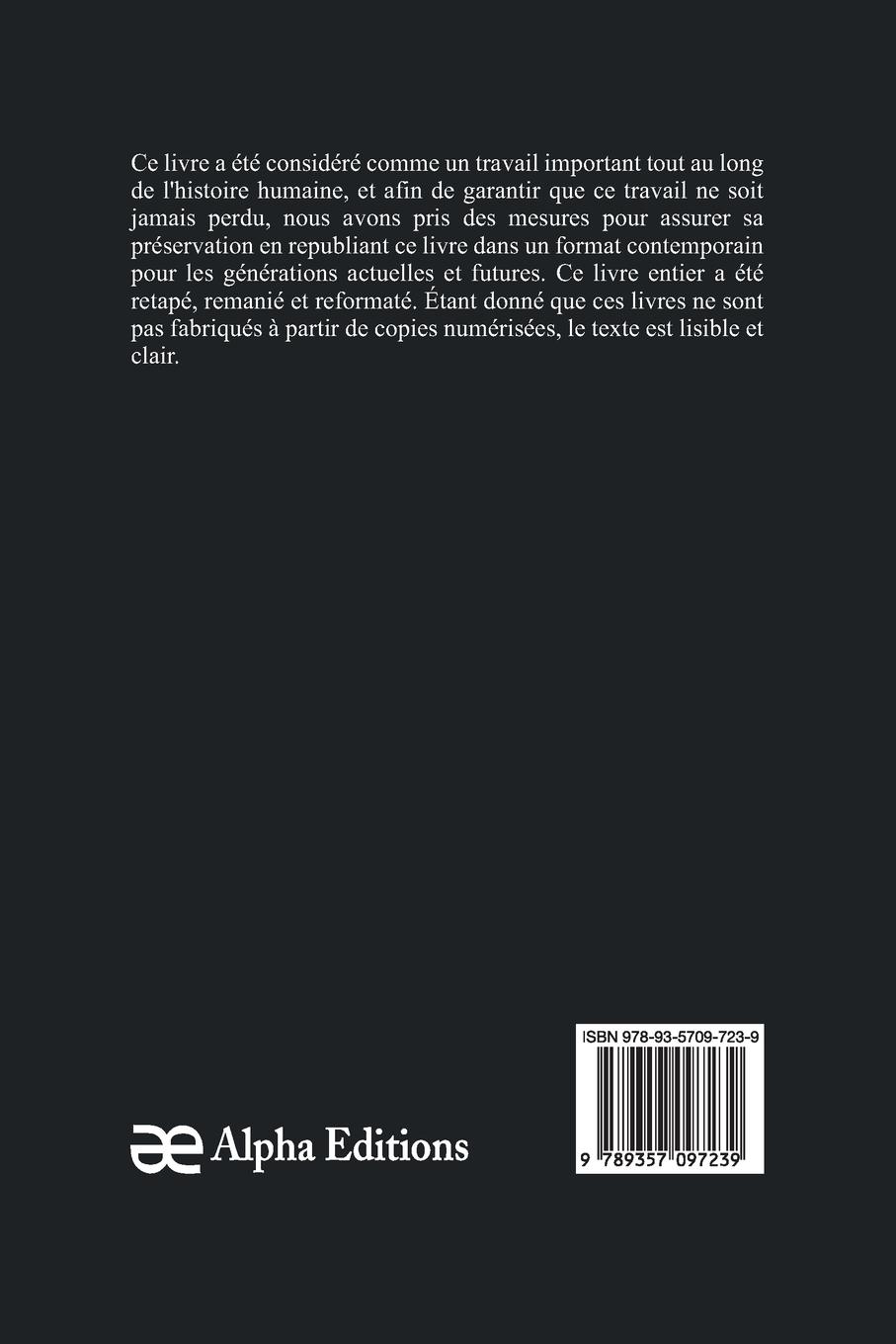 Rückseitencover Pensées d'une amazone