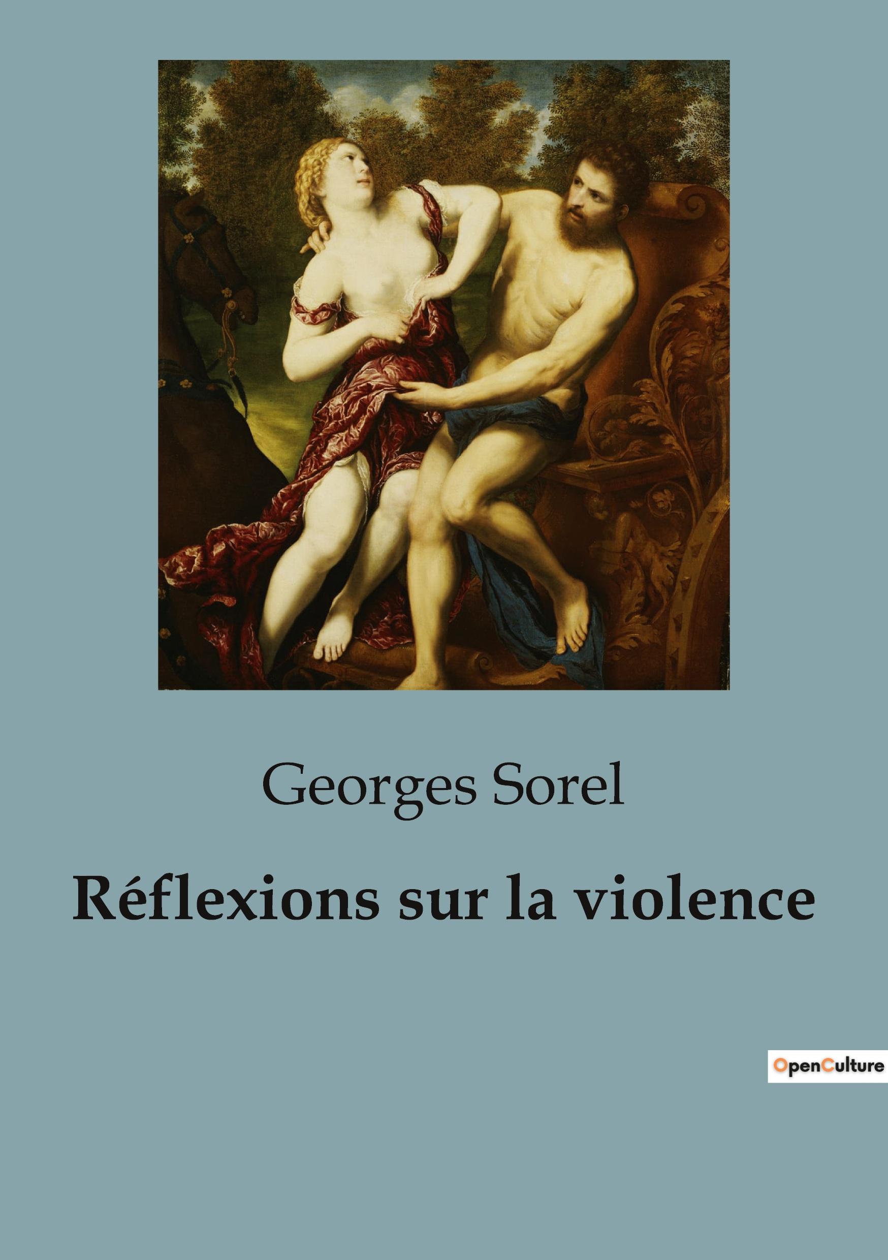 Vorderes Coverbild Réflexions sur la violence
