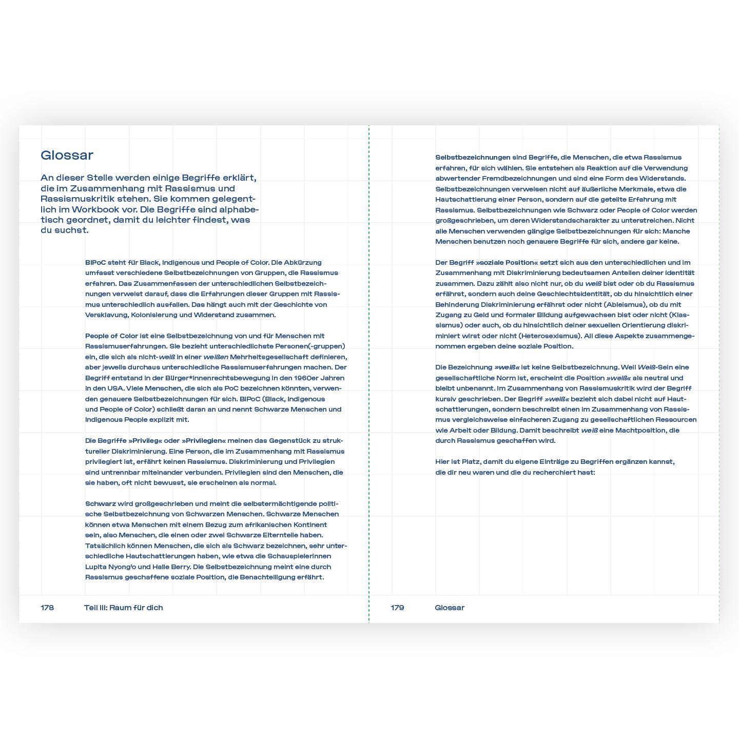 Beispielinhalt (Bild) Mein Workbook zu Rassismus.