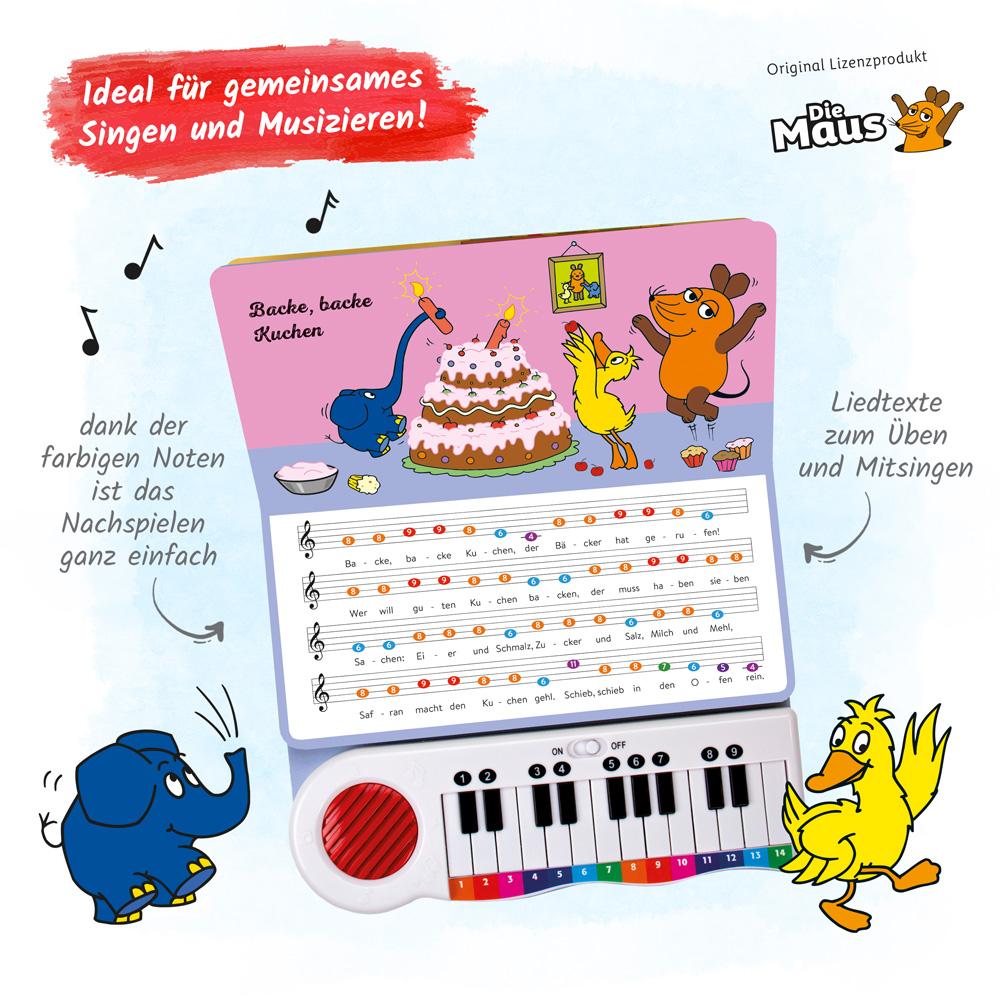 Beispielinhalt (Bild) Trötsch Die Maus Klavierbuch Meine ersten Lieder Soundbuch Liederbuch