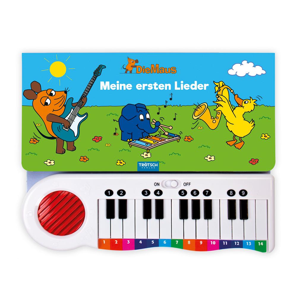 Vorderes Coverbild Trötsch Die Maus Klavierbuch Meine ersten Lieder Soundbuch Liederbuch