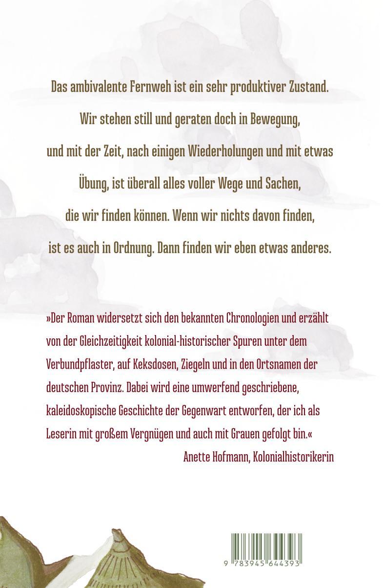 Rückseitencover Webmuster gewaltiger Landschaften