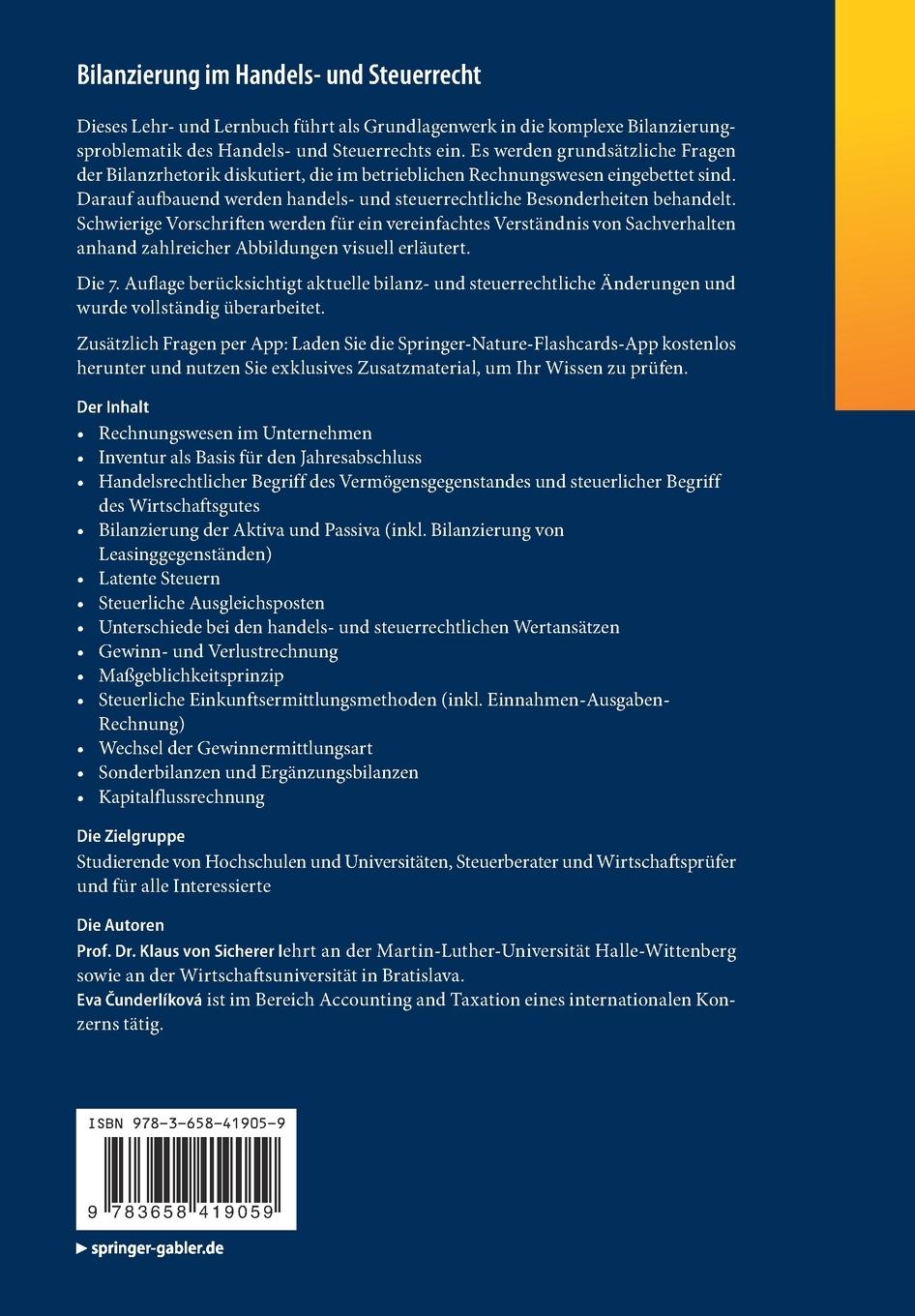 Rückseitencover Bilanzierung im Handels- und Steuerrecht