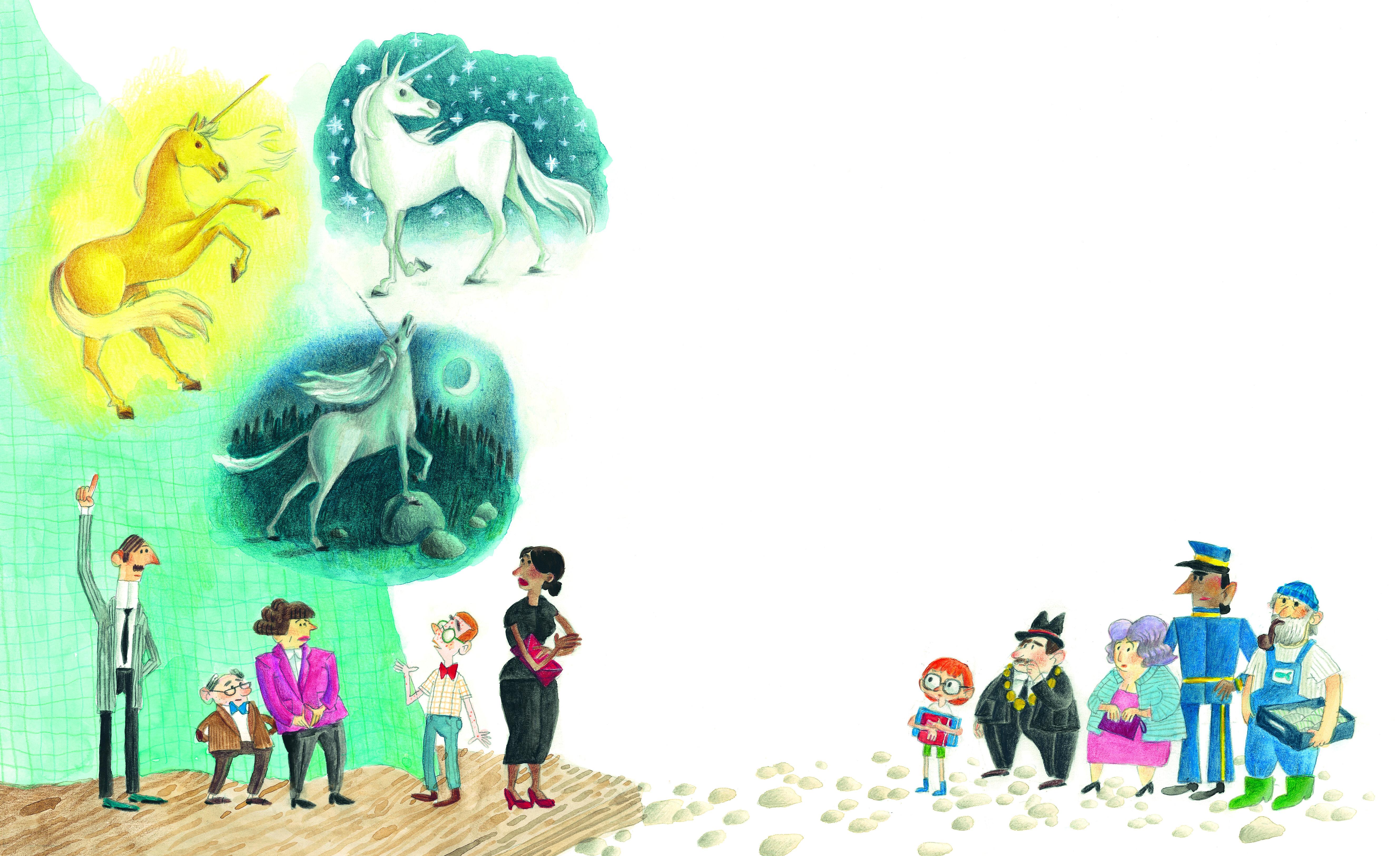 Beispielinhalt (Bild) Das einzig wahre Einhorn