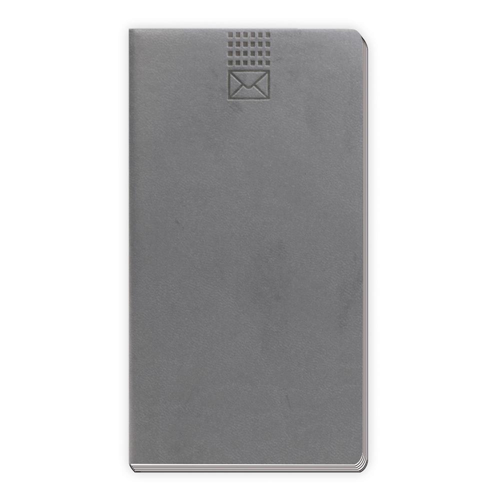 Vorderes Coverbild Trötsch Adressbuch Soft Touch Slim Anthrazit