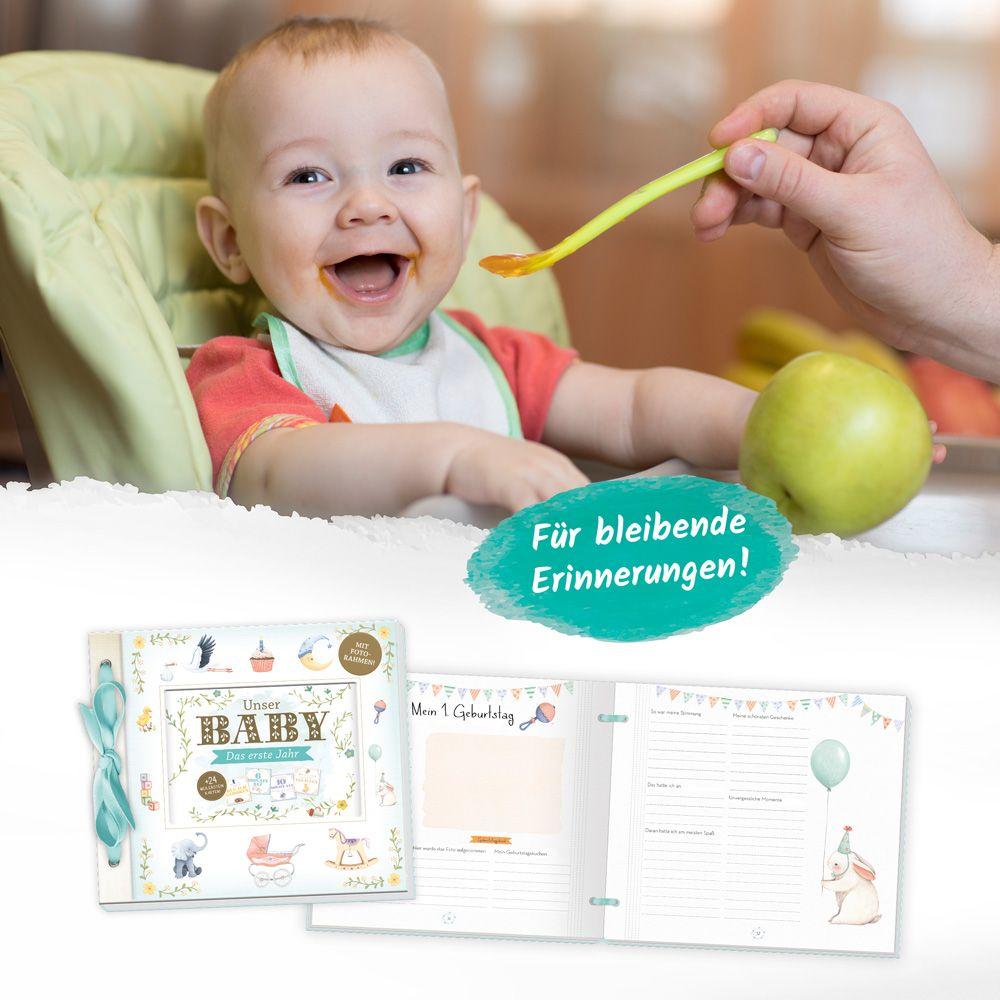 Beispielinhalt (Bild) Trötsch Babyalbum Unser Baby Das erste Jahr
