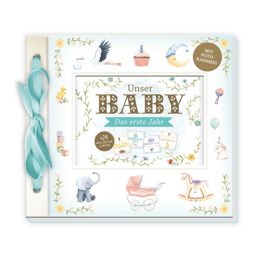 Vorderes Coverbild Trötsch Babyalbum Unser Baby Das erste Jahr