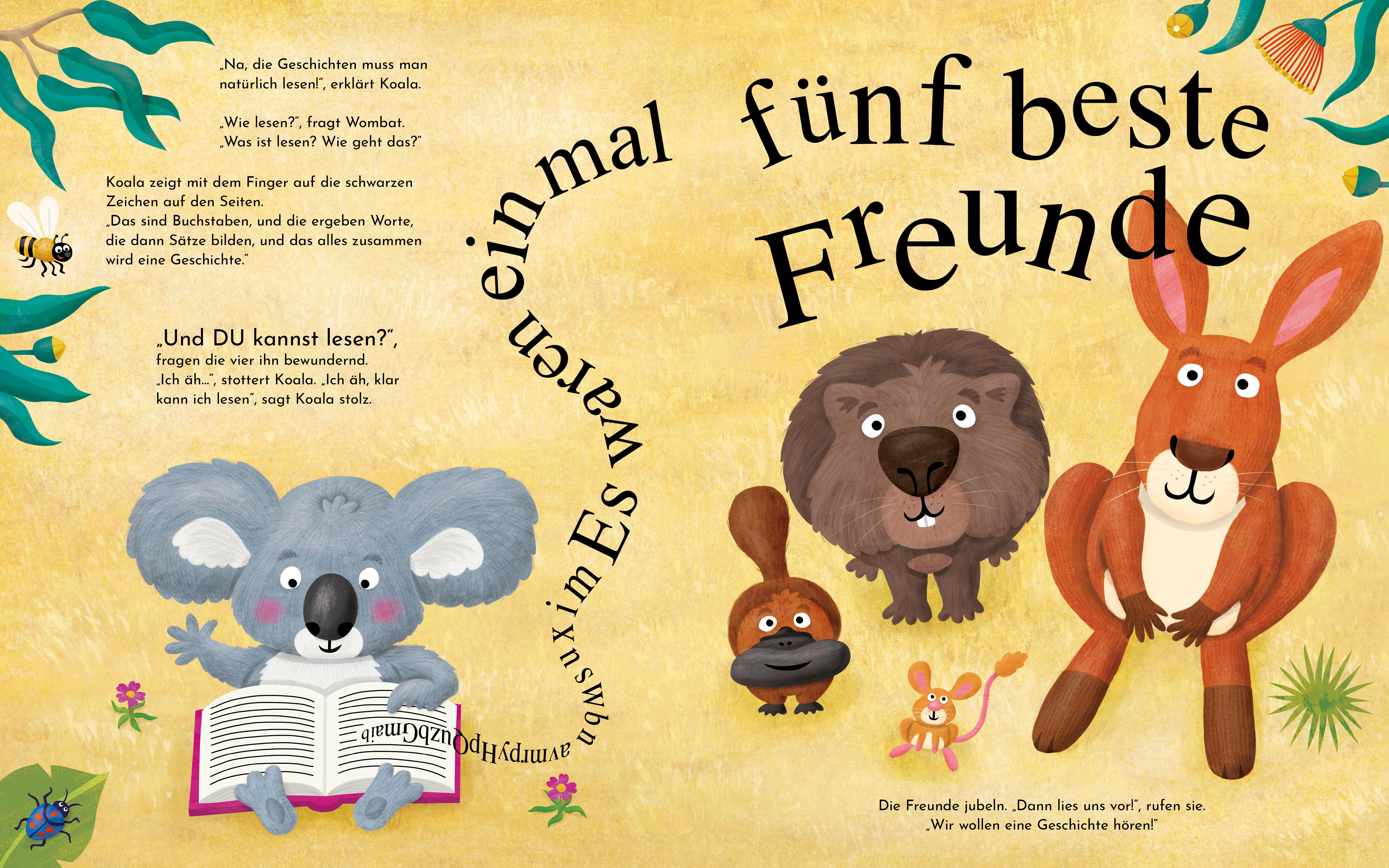 Beispielinhalt (Bild) Koala denkt sich heut' was aus