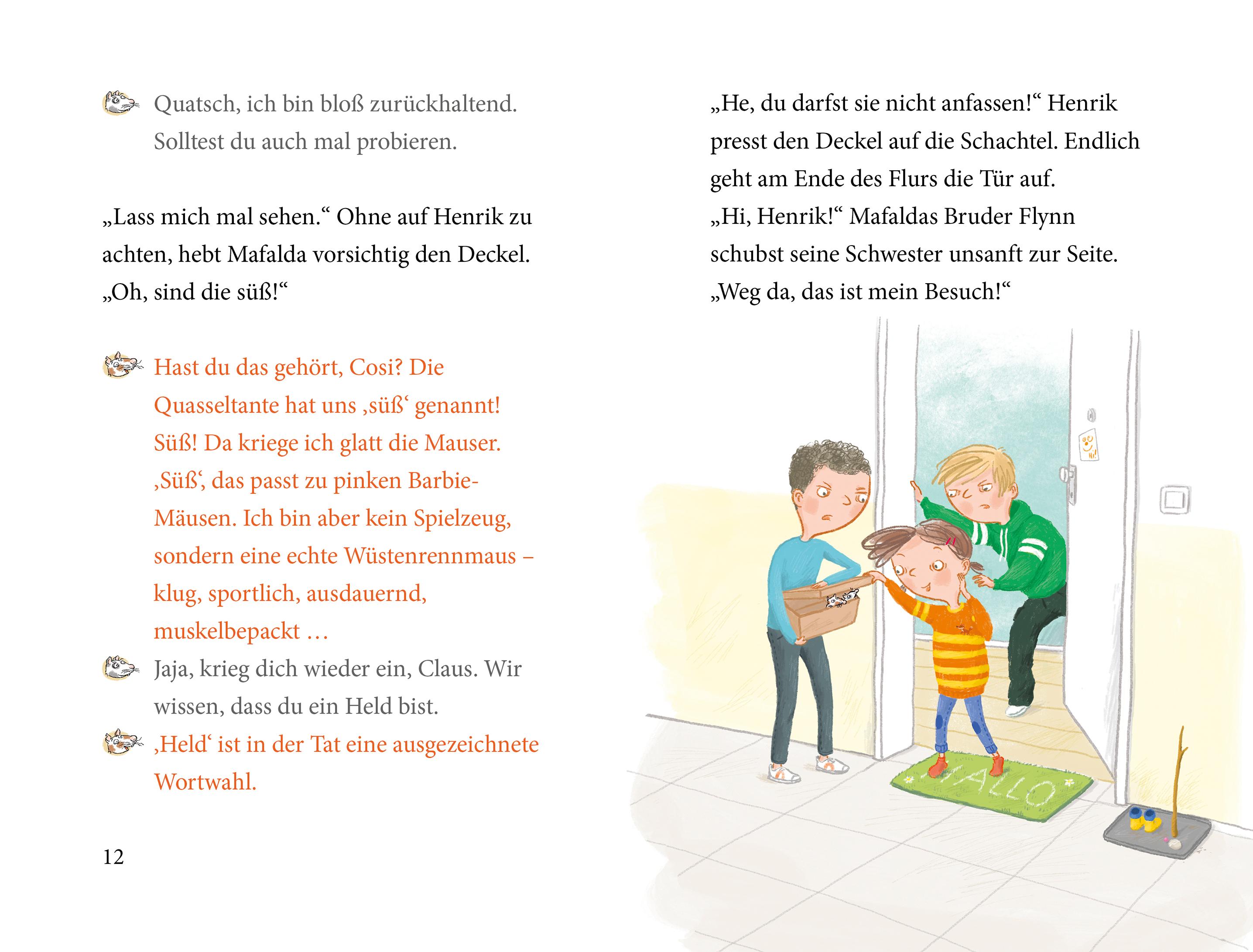 Beispielinhalt (Bild) Mafalda mittendrin - Zwei Mäuse auf der Flucht