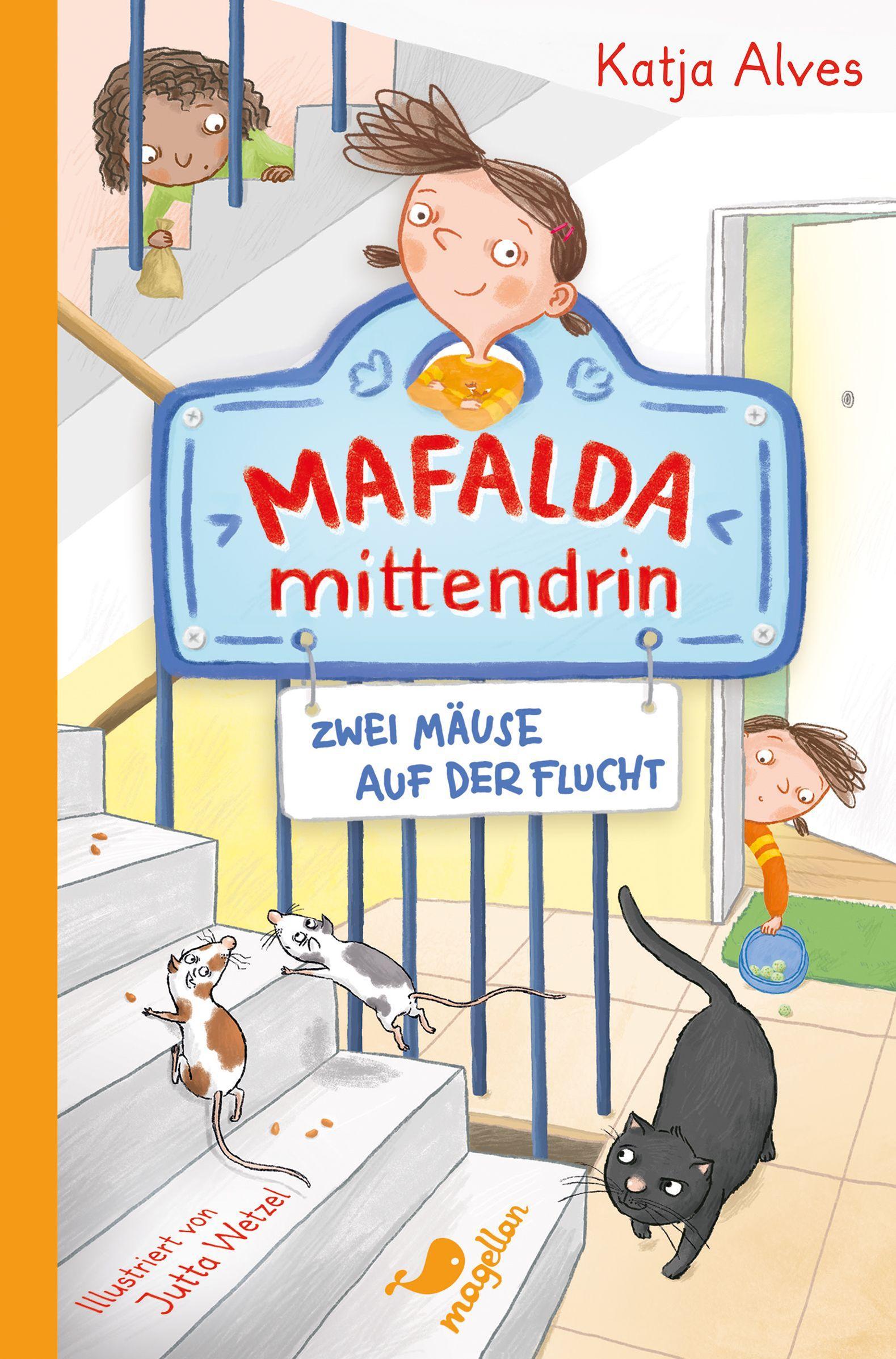 Vorderes Coverbild Mafalda mittendrin - Zwei Mäuse auf der Flucht