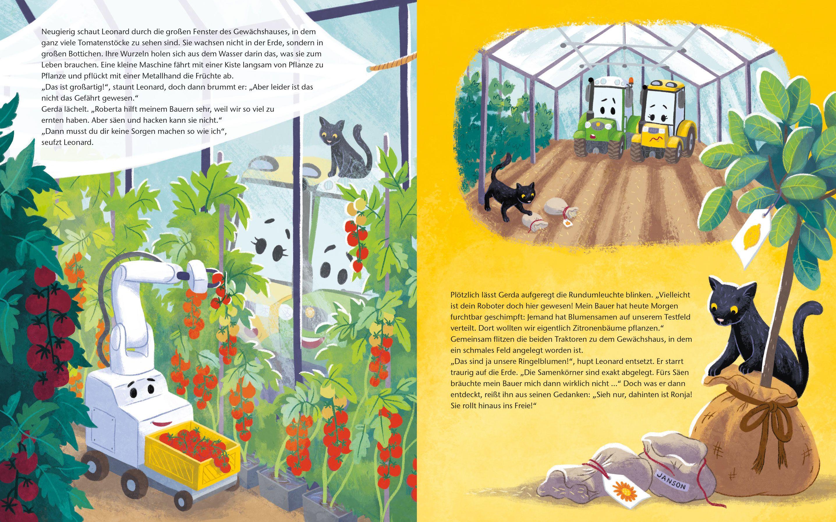 Beispielinhalt (Bild) Leonard - Ein Traktor bringt Licht ins Dunkel