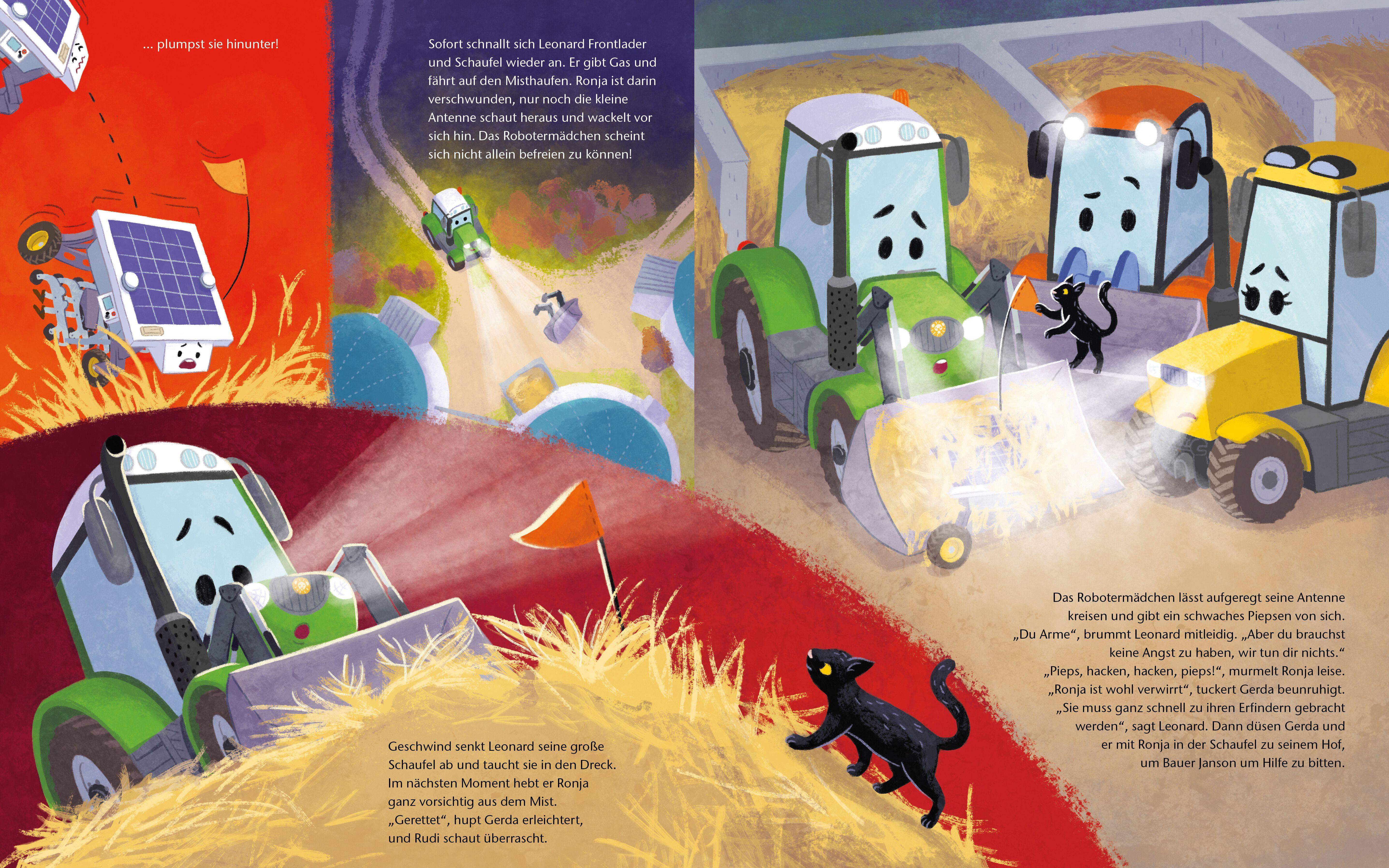 Beispielinhalt (Bild) Leonard - Ein Traktor bringt Licht ins Dunkel