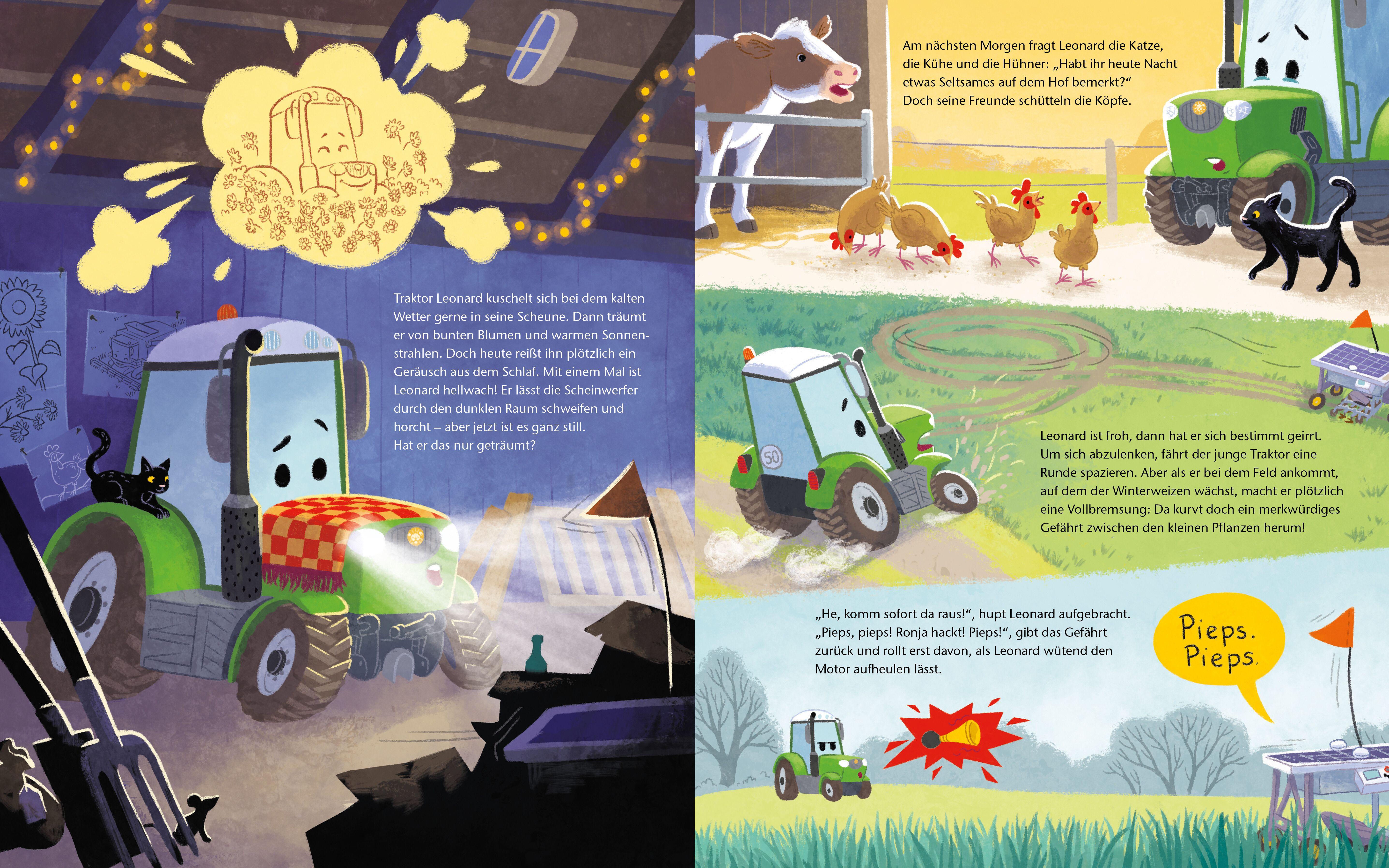 Beispielinhalt (Bild) Leonard - Ein Traktor bringt Licht ins Dunkel