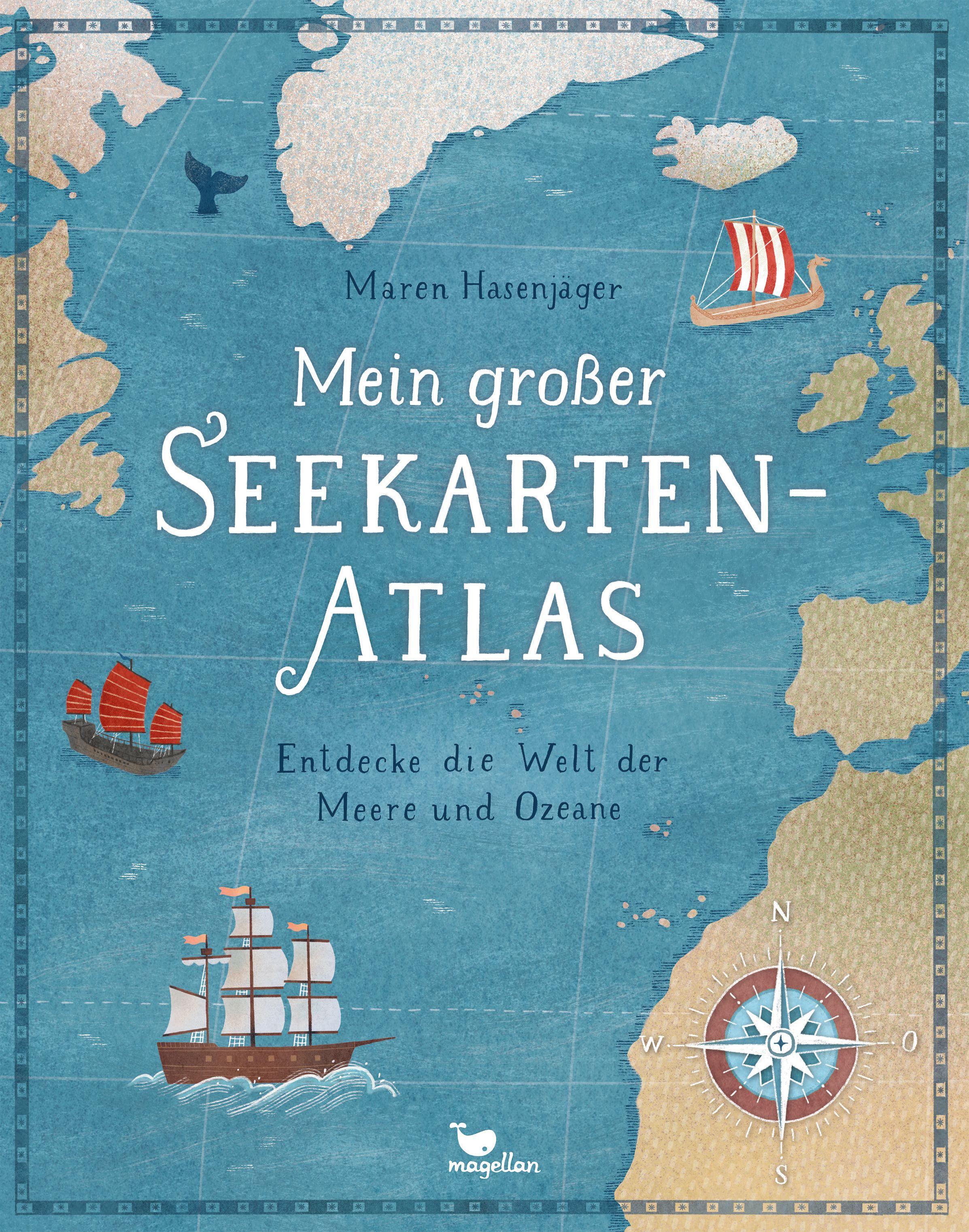 Vorderes Coverbild Mein großer Seekarten-Atlas - Entdecke die Welt der Meere und Ozeane