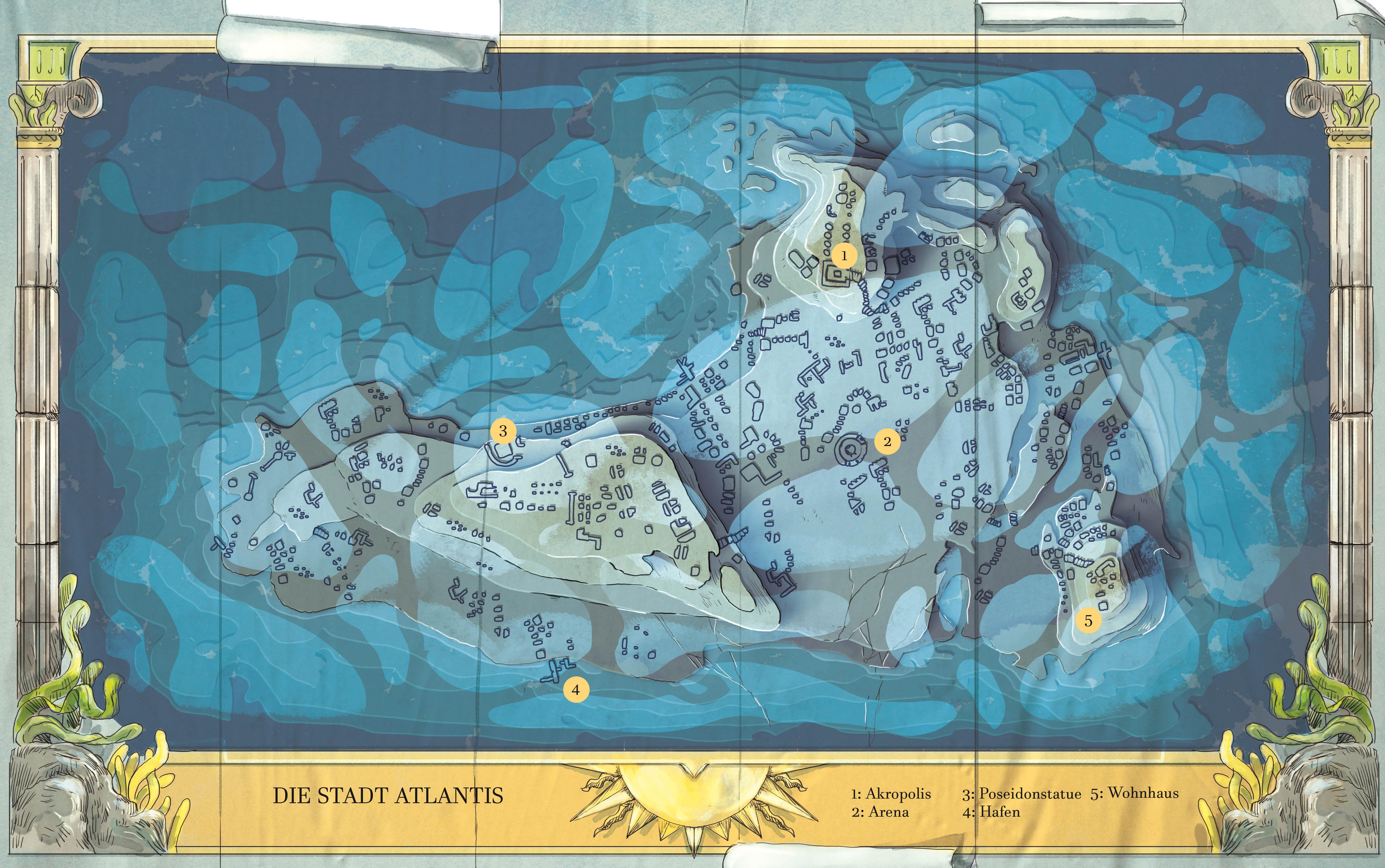 Beispielinhalt (Bild) Atlas der fantastischen Orte