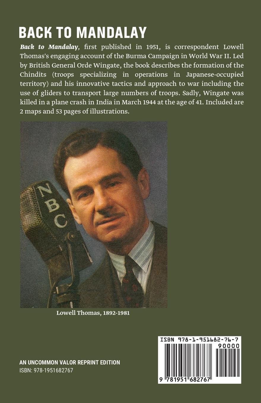 Rückseitencover Back to Mandalay