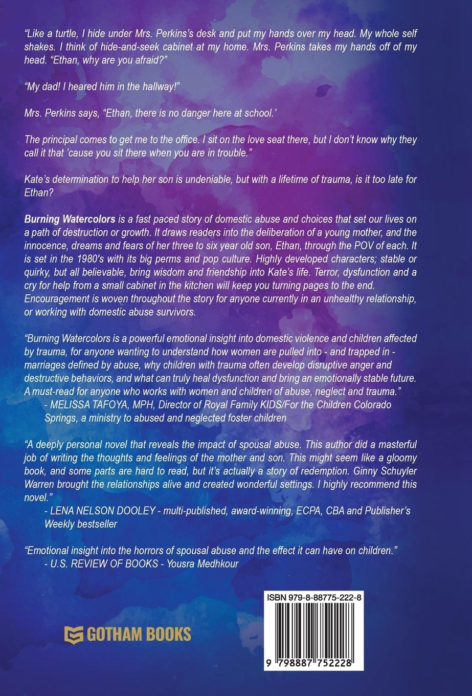 Rückseitencover Burning Watercolors