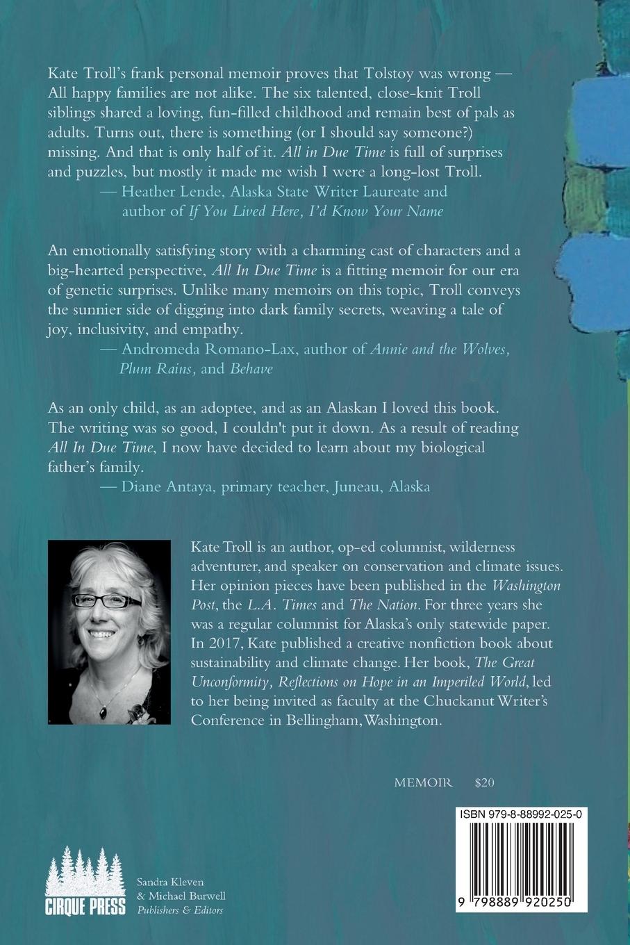 Rückseitencover All In Due Time