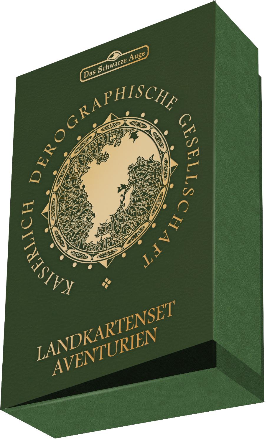 Vorderes Coverbild DSA - Landkartenset Aventurien - KDG Edition