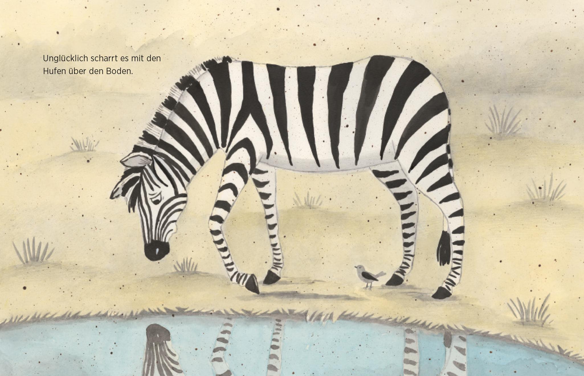 Beispielinhalt (Bild) Das Spiegel-Zebra