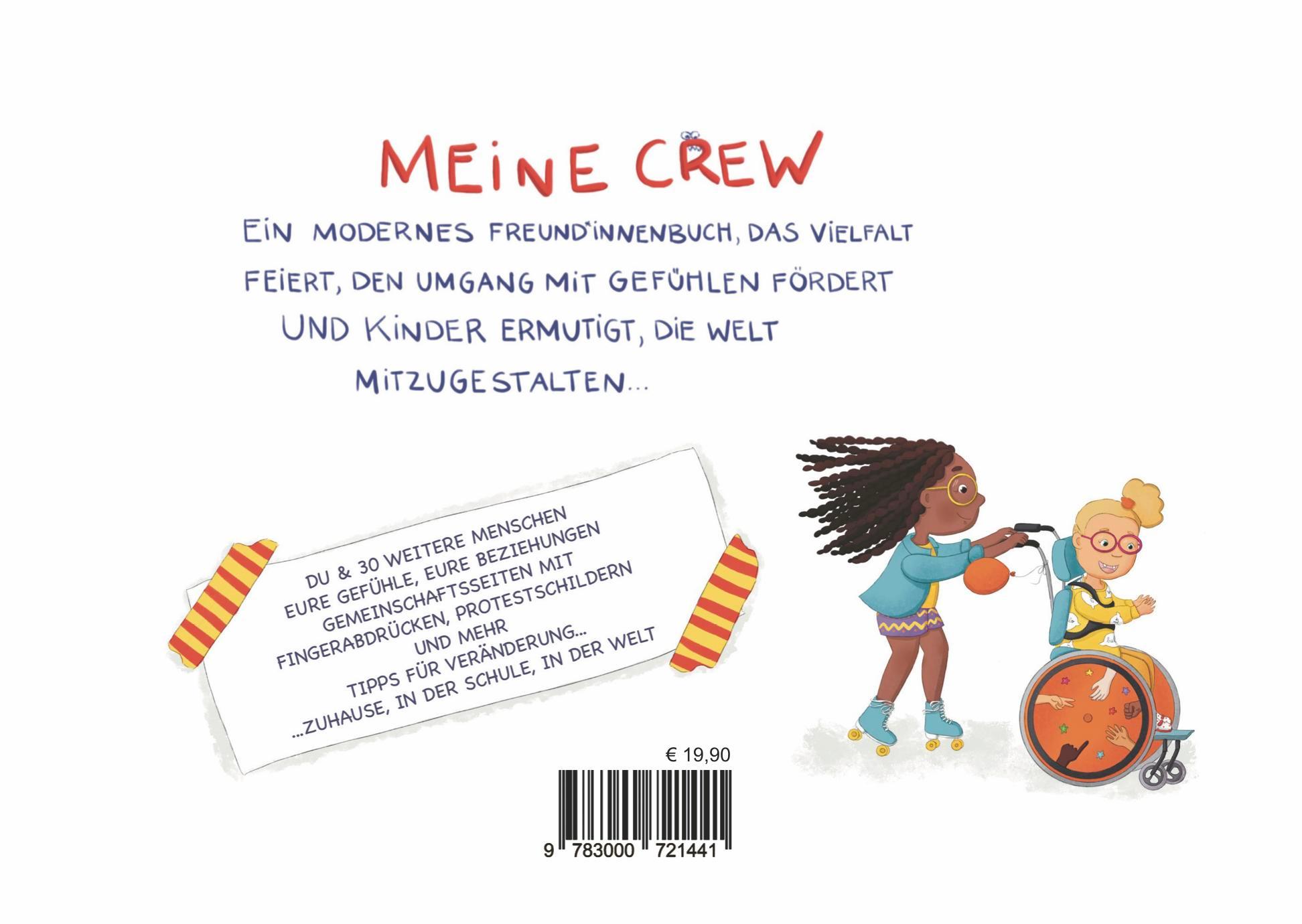 Rückseitencover Freundschaftsbuch Meine Crew