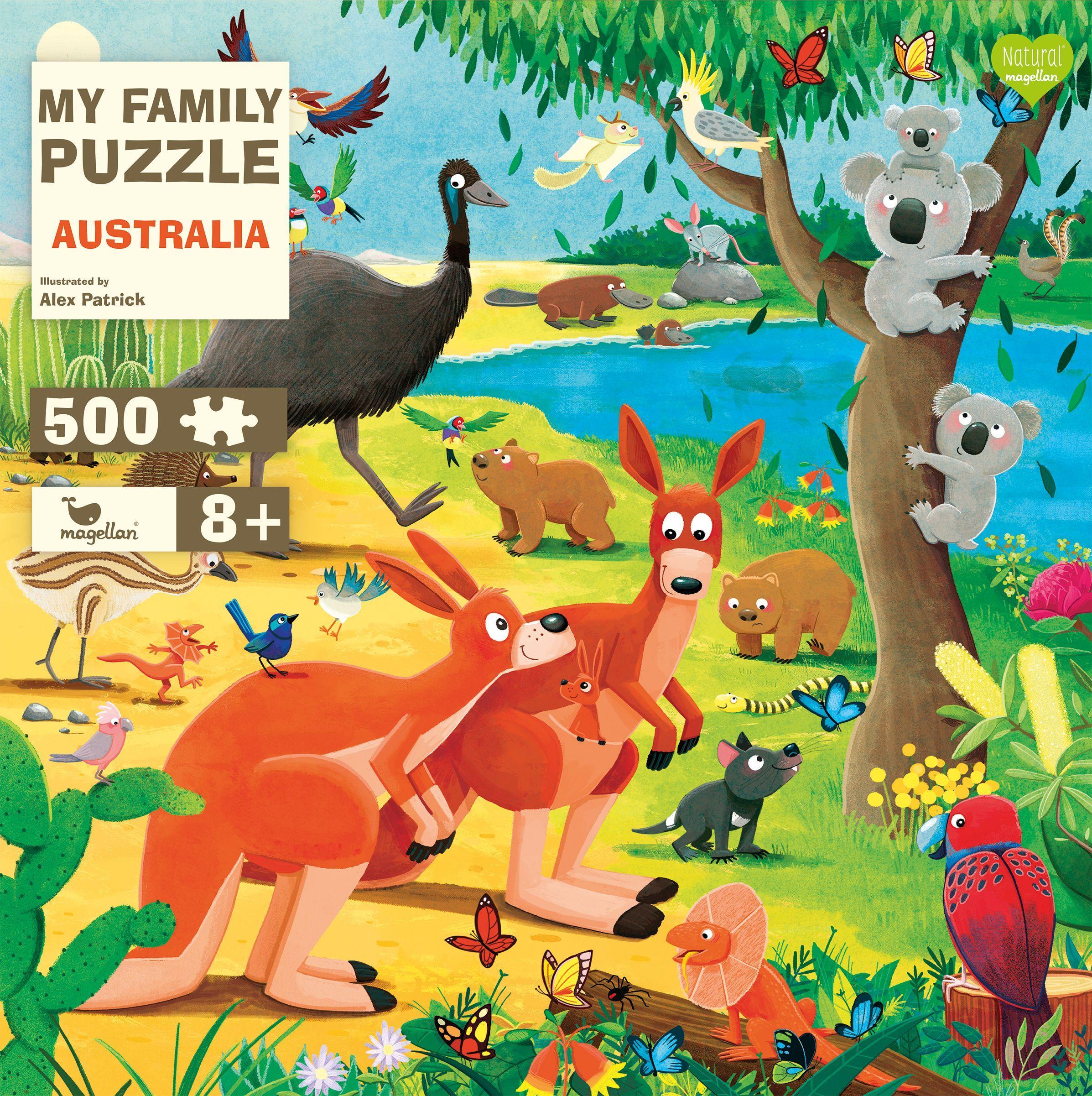 Vorderes Coverbild My Family Puzzle - Australia
