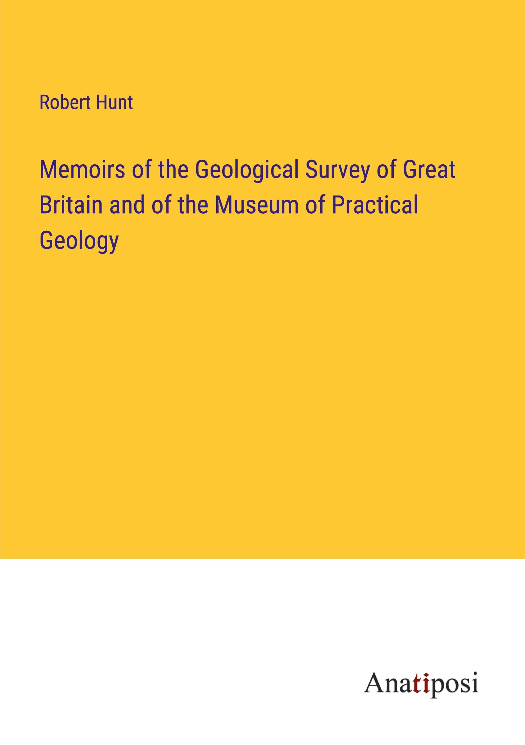 Vorderes Coverbild Memoirs of the Geological Survey of Great Britain and of the Museum of Practical Geology