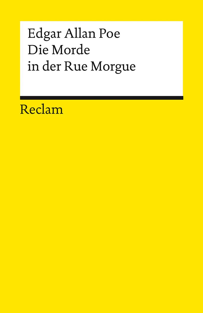 Vorderes Coverbild Die Morde in der Rue Morgue