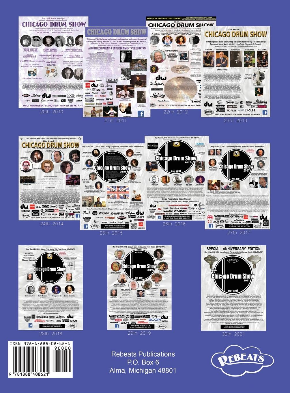 Rückseitencover Chicago Drum Show Programs 20-30