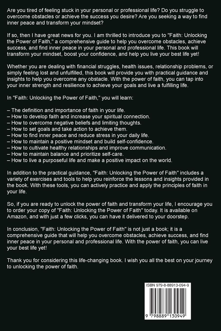 Rückseitencover Faith