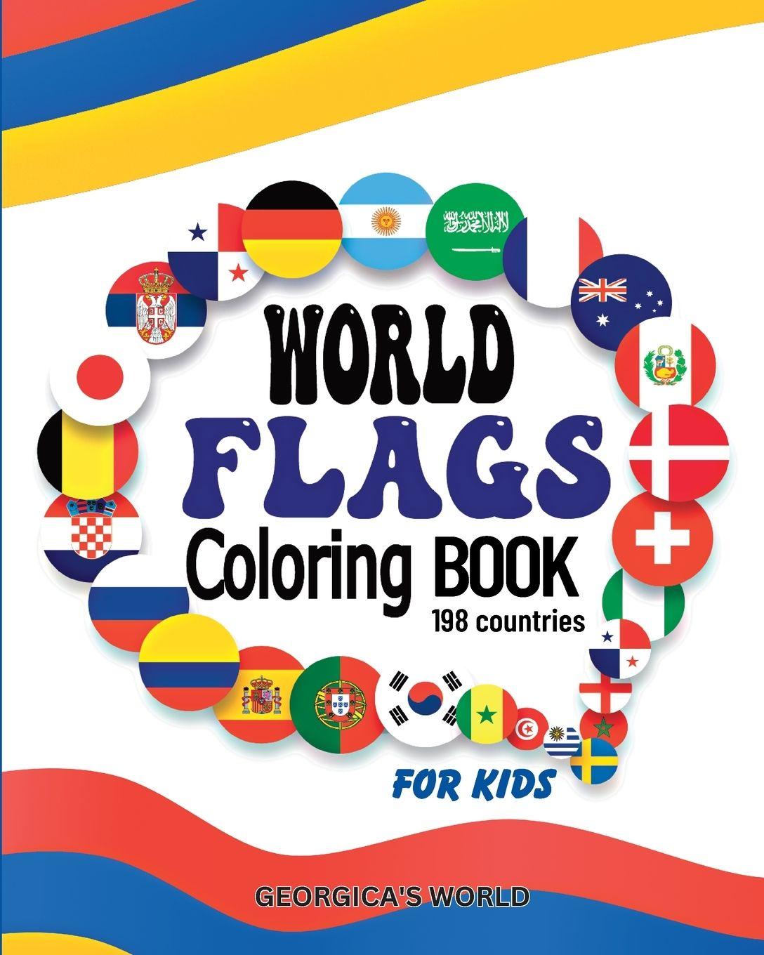 Vorderes Coverbild World Flags Coloring Book for Kids
