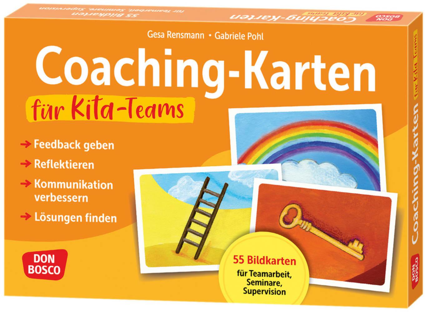 Vorderes Coverbild Coaching-Karten für Kita-Teams