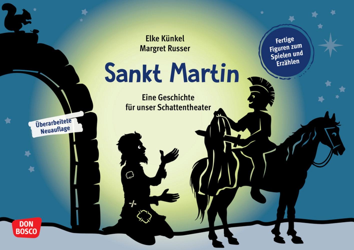 Vorderes Coverbild Sankt Martin. Eine Geschichte für unser Schattentheater